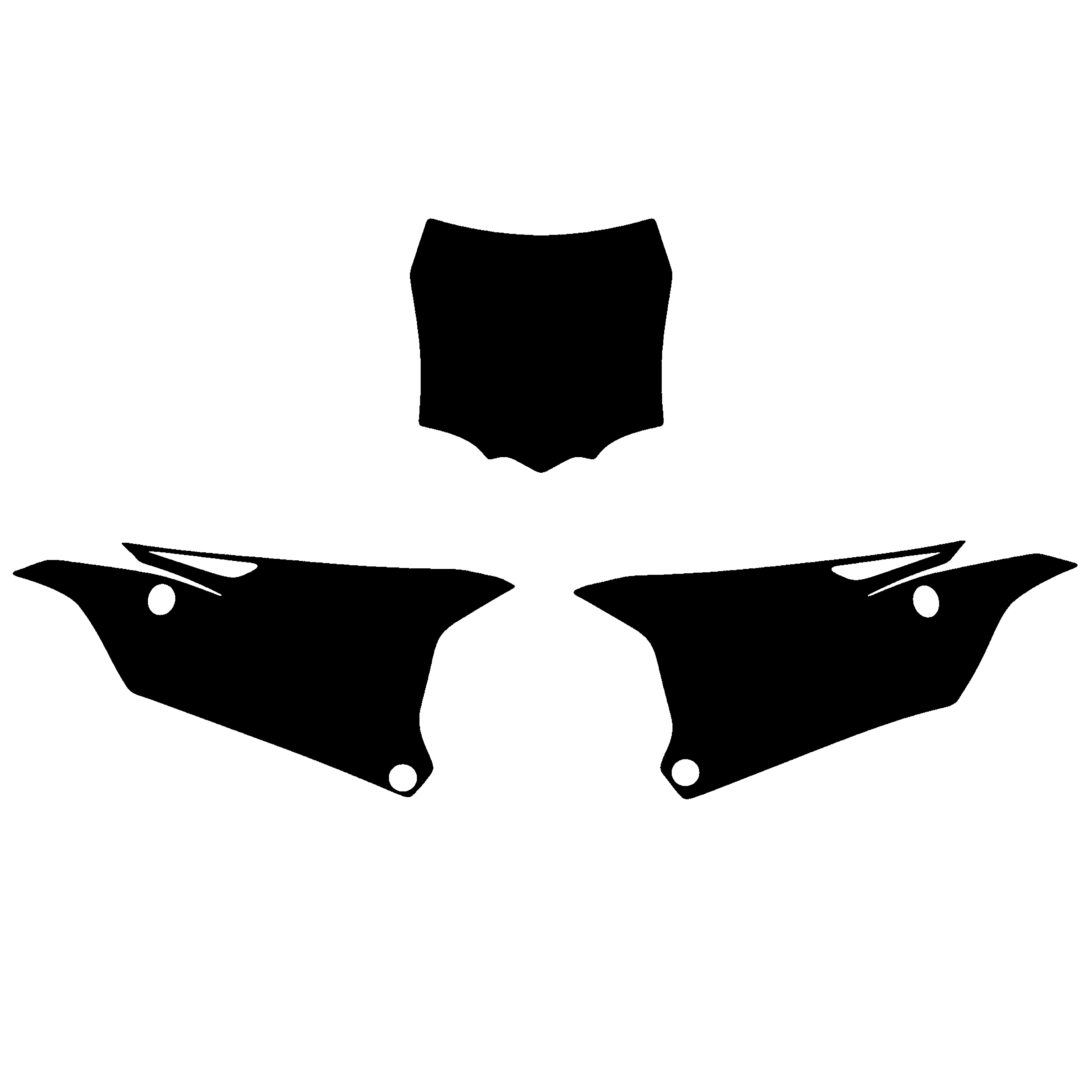 14-24 KX85 BACKGROUNDS BLACK, BLACKBIRD 3418 /20 image 1