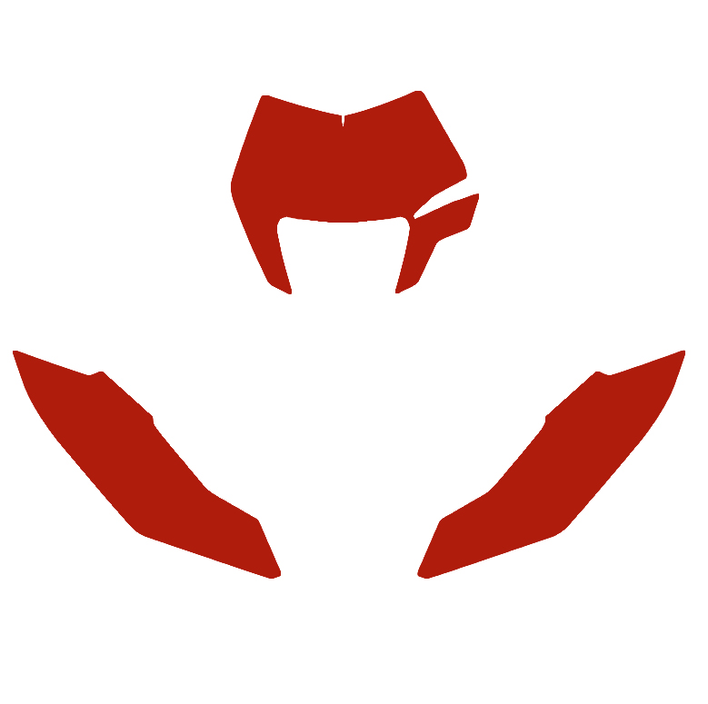 12-23 KTM FREERIDE RED PRE CUT BACKGROUNDS, BLACKBIRD 3521/60 image 1