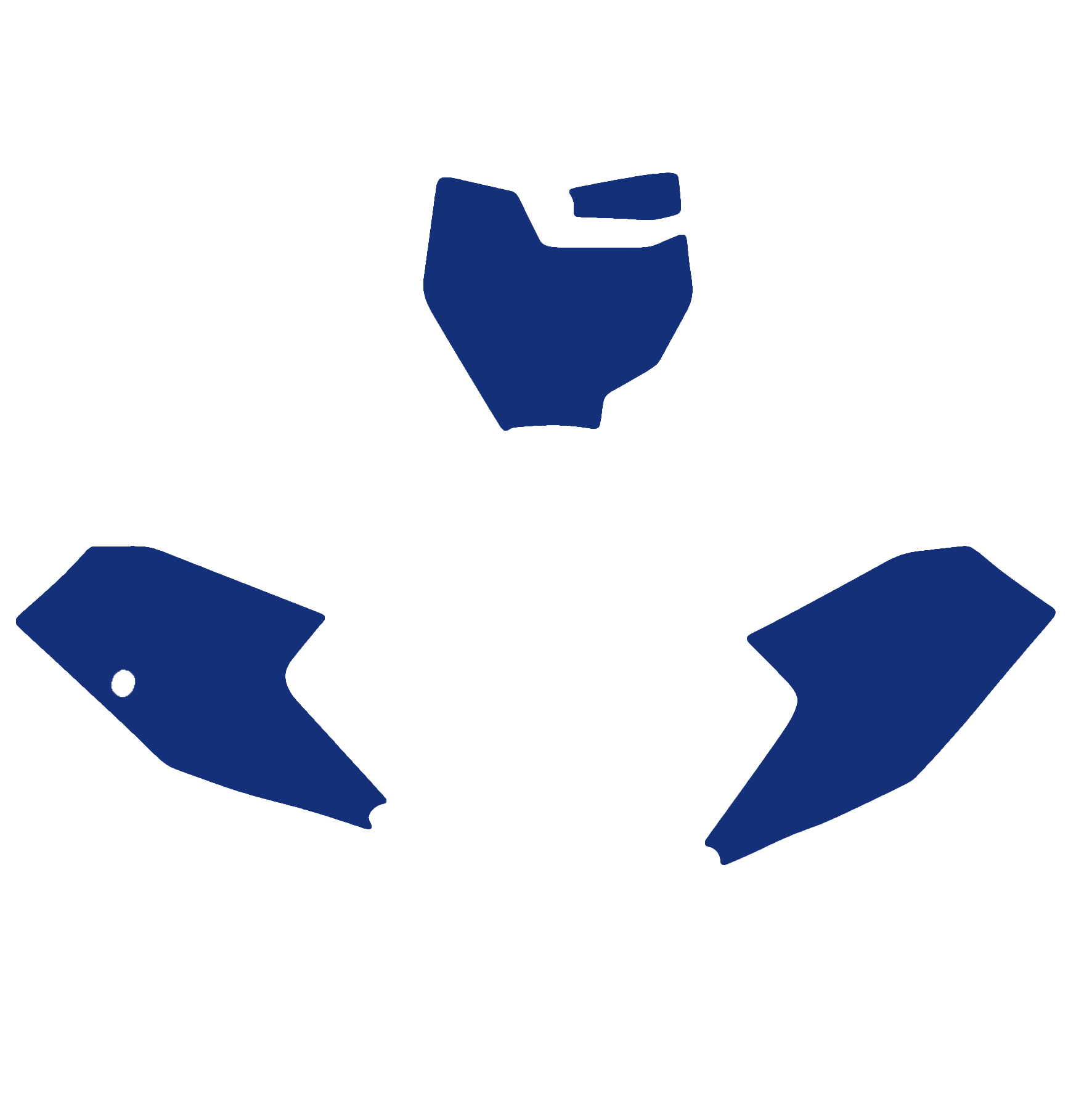 KTM SX 65 16-23 BLUE BACKGROUNDS, BLACKBIRD 3524/70 image 1