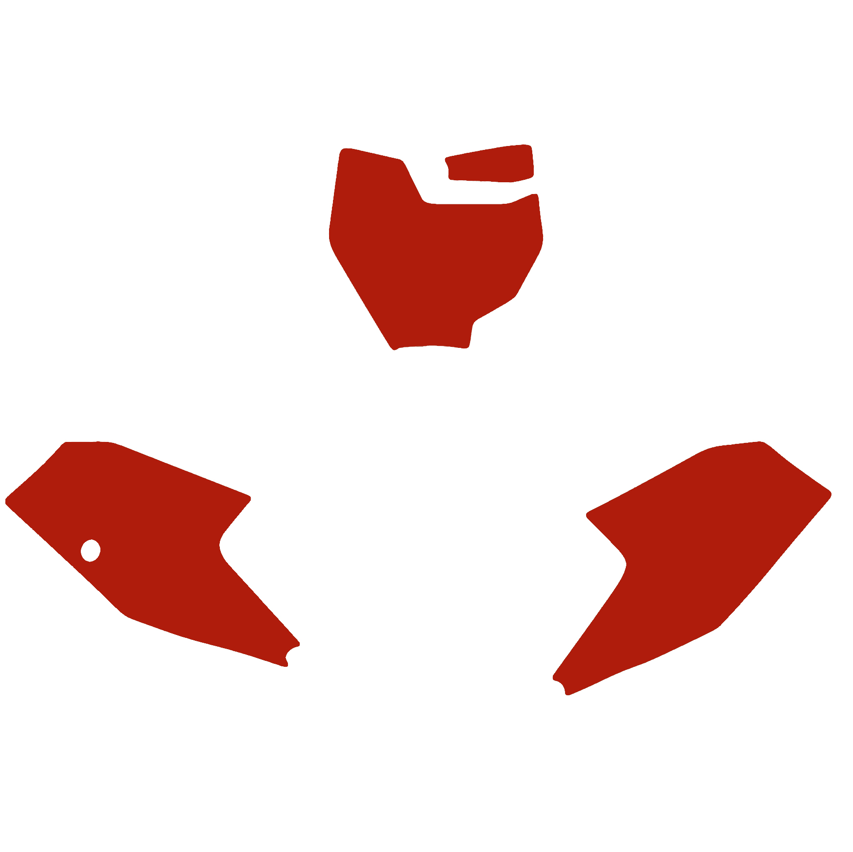 KTM SX 65 16-23 RED BACKGROUNDS, BLACKBIRD 3524/60 image 1