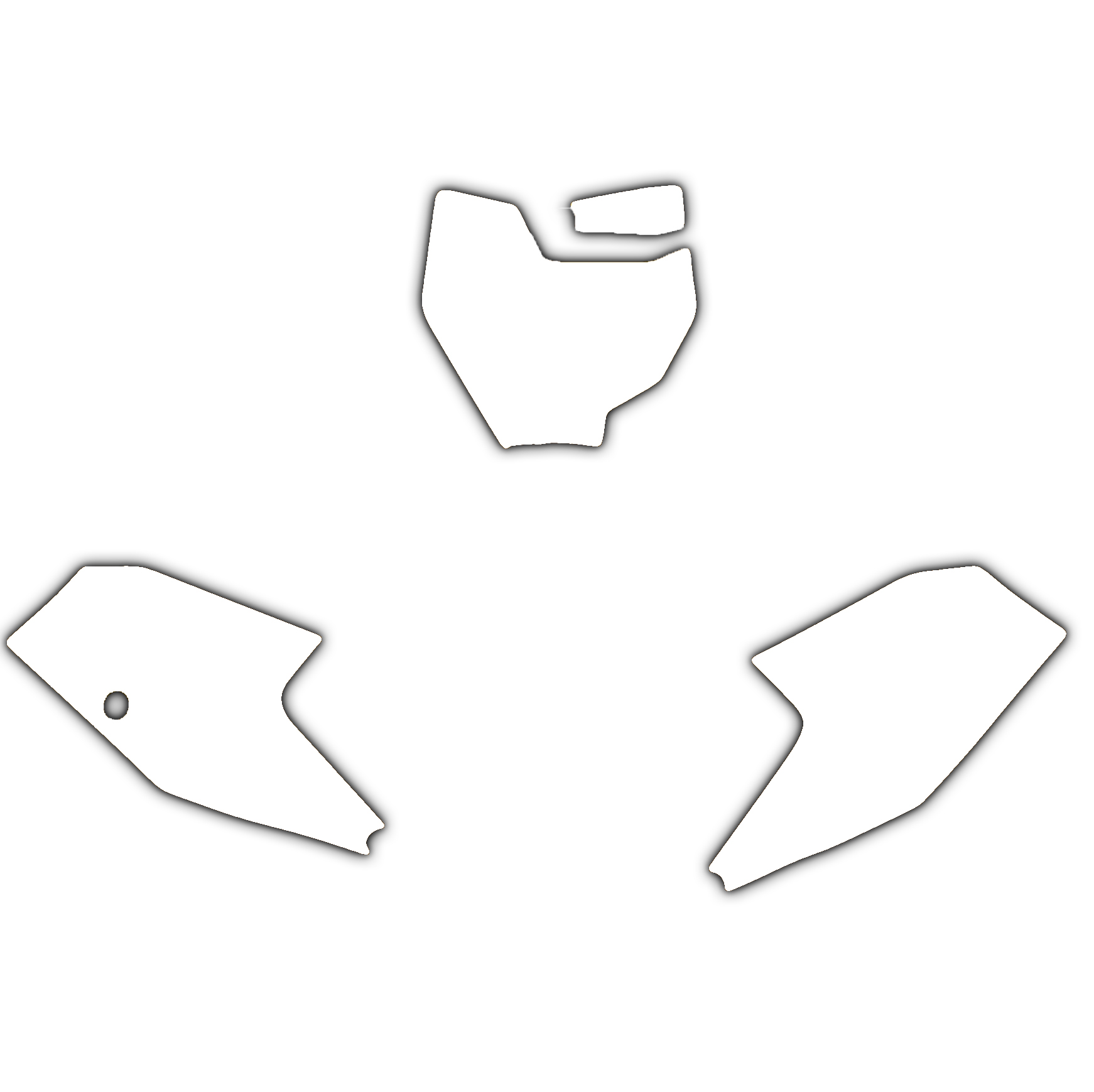 KTM SX 65 16-23 WHITE BACKGROUNDS, BLACKBIRD 3524/10 image 1