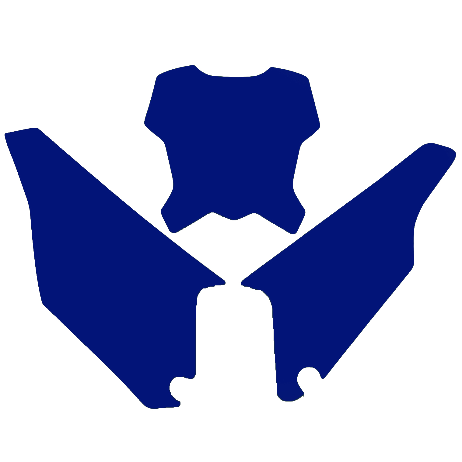 TRIUMPH TF 250X 24-25 BLUE MX PRE CUT, BLACKBIRD 3H00/70 image 1