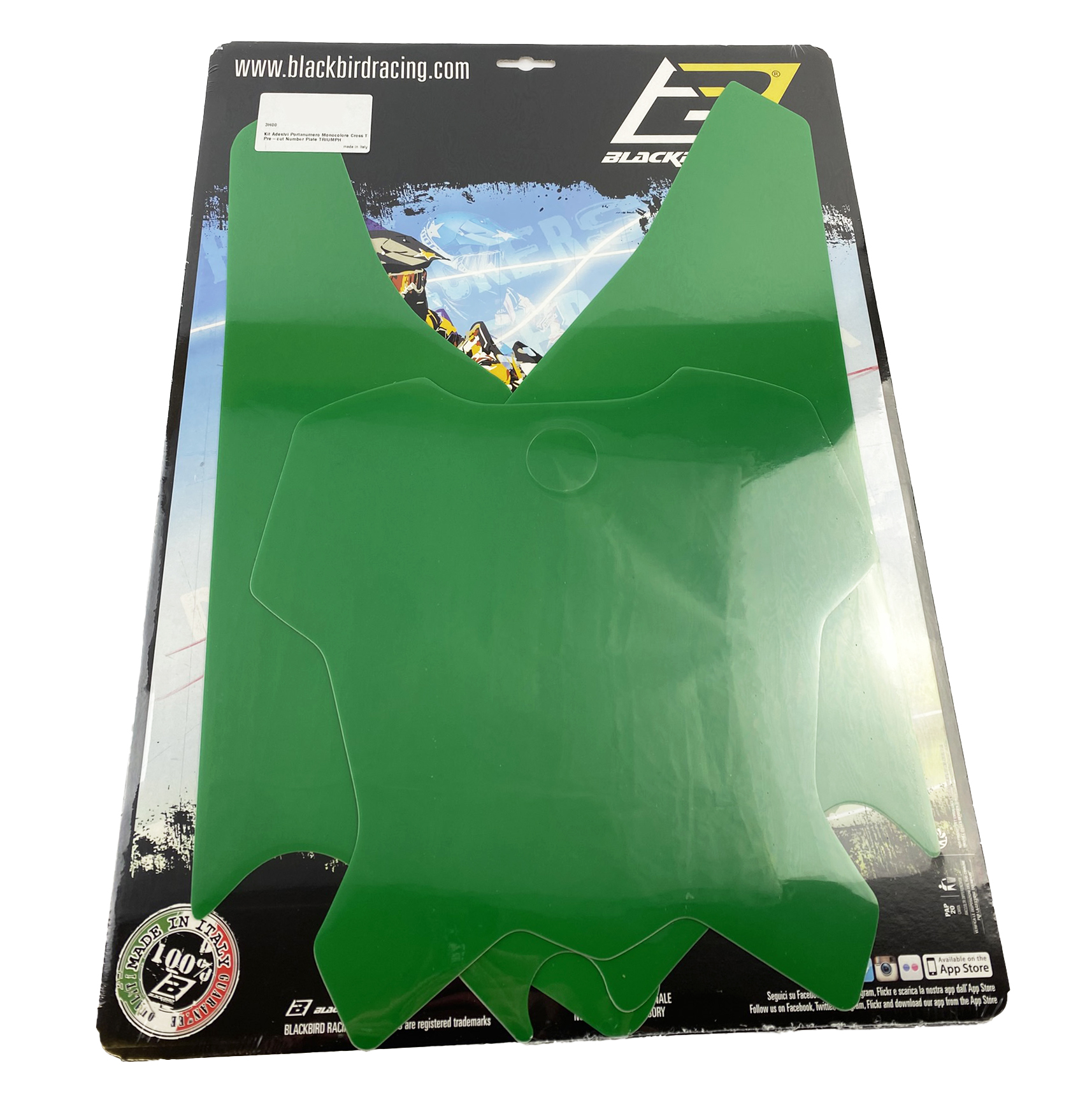 TRIUMPH TF 250X 24-25 GREEN MX PRE CUT, BLACKBIRD 3H00/30 thumbnail 2
