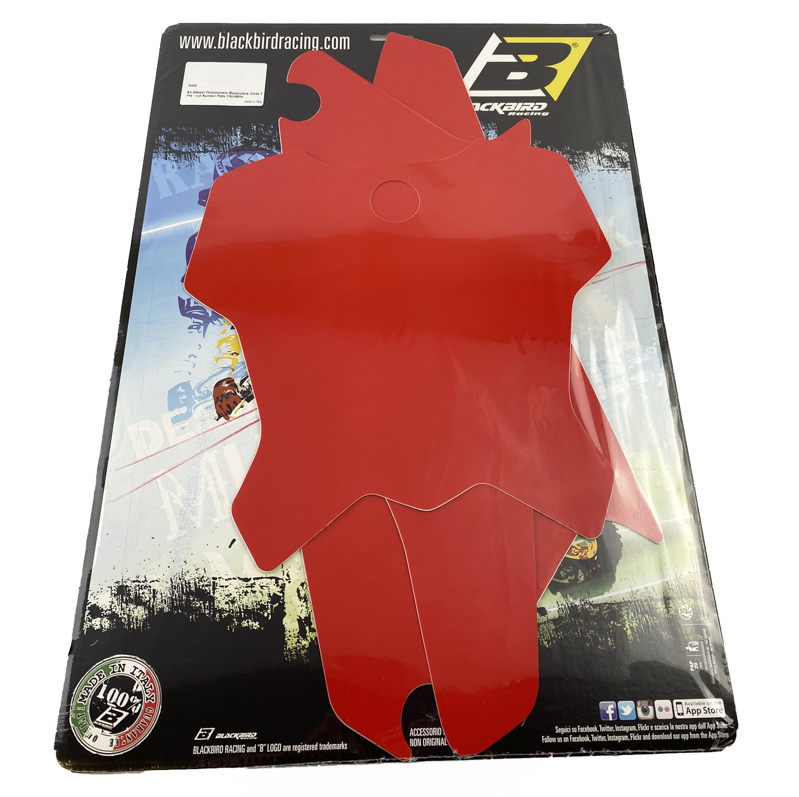 TRIUMPH TF 250X 24-25 RED MX PRE CUT, BLACKBIRD 3H00/60 thumbnail 2