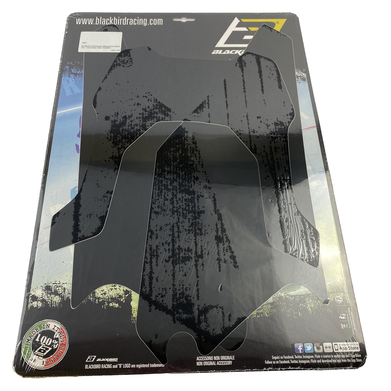 TRIUMPH TF 250X 24-25 BLACK ENDURO PRE CUT, BLACKBIRD 3H01/20 thumbnail 2