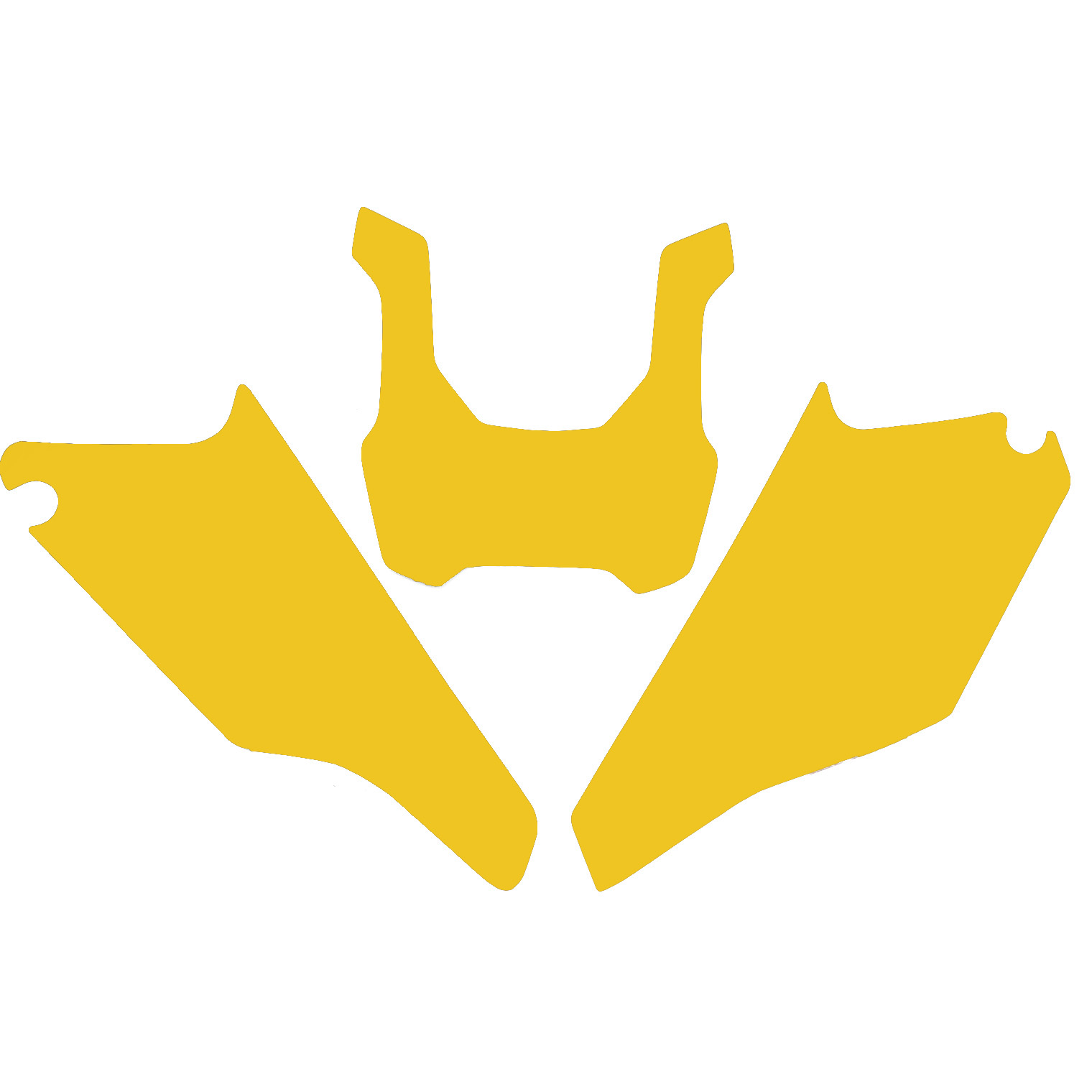 TRIUMPH TF 250X 24-25 YELLOW ENDURO PRE CUT, BLACKBIRD 3H01/40 image 1