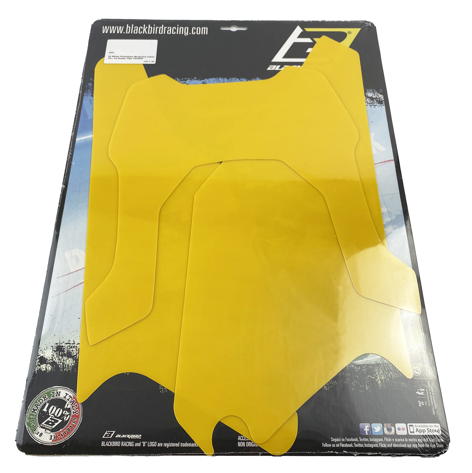 TRIUMPH TF 250X 24-25 YELLOW ENDURO PRE CUT, BLACKBIRD 3H01/40 thumbnail 2