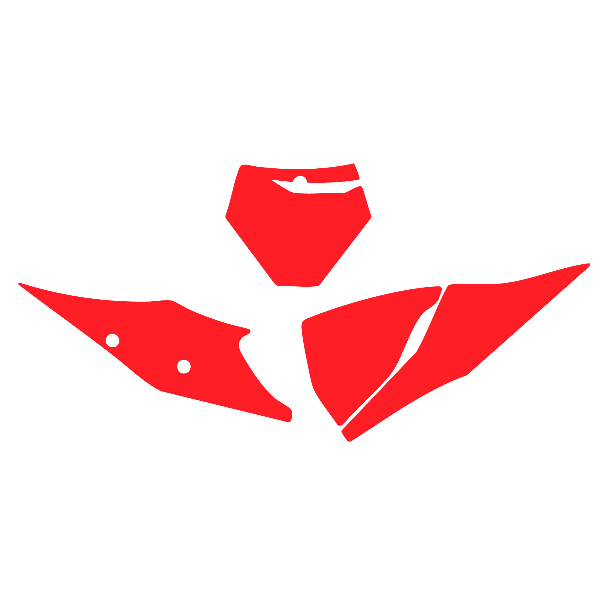 20-23 TE/FE HUSQVARNA, RED BACKGROUNDS, BLACKBIRD 3627/60 image 1