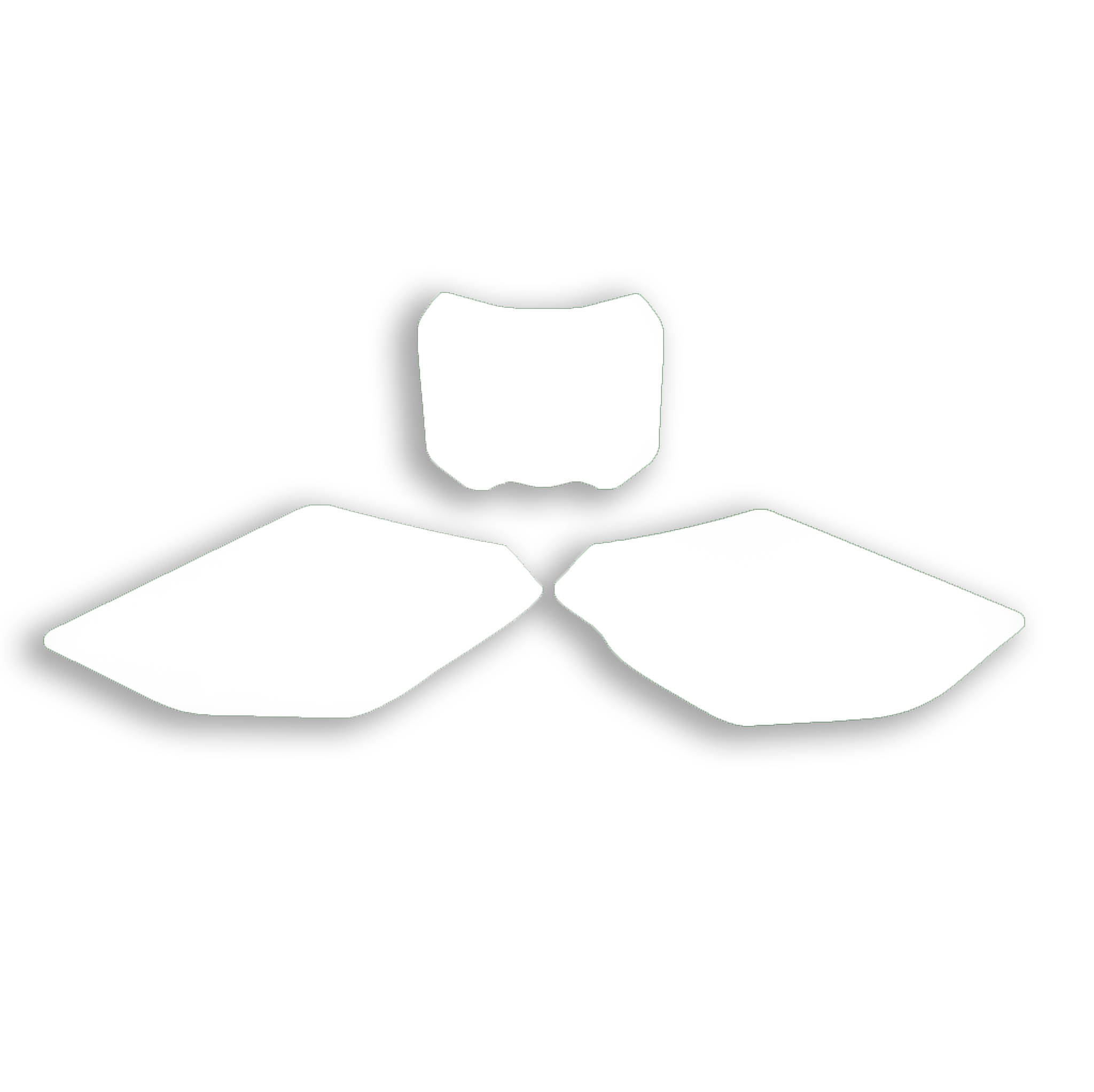 TM 2-STROKE MX 2022-25 PRE CUTS, BLACKBIRD 3819/10 WHITE, NUMBER BOARD BACKGROUNDS image 1