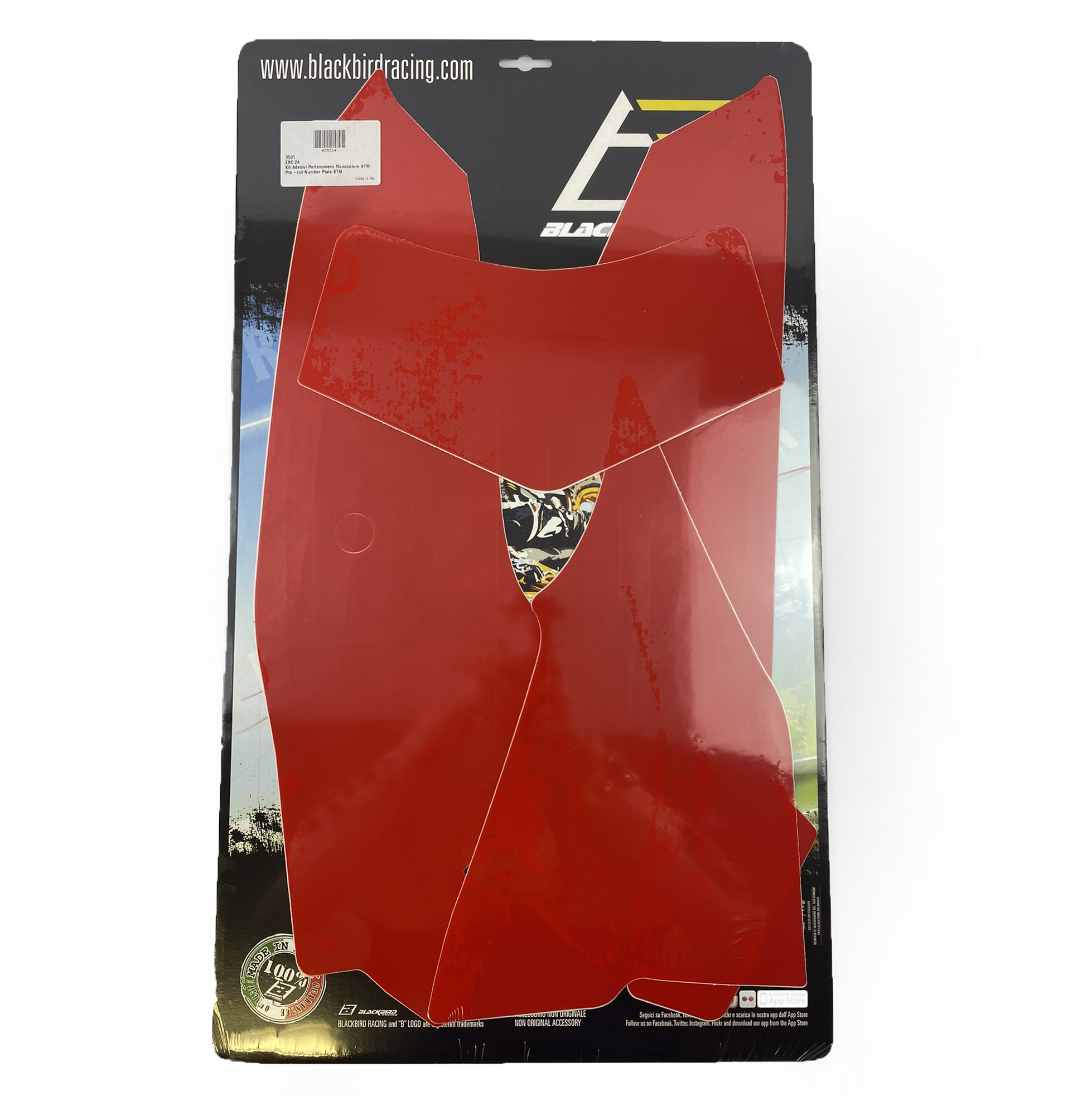24-25 KTM EXC RED BACKGROUNDS, BLACKBIRD 3531/60 thumbnail 2