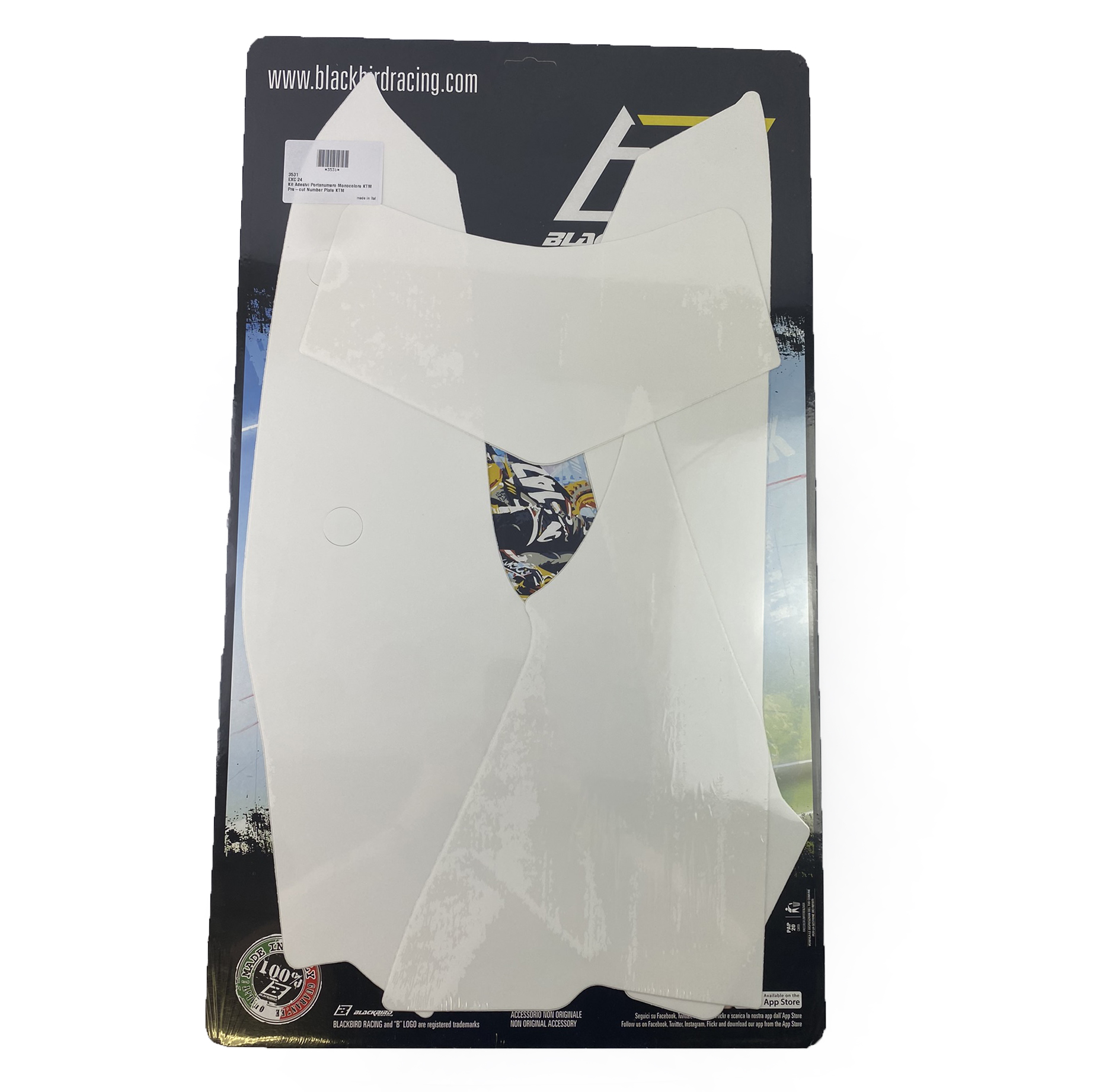 24-25 KTM EXC WHITE BACKGROUNDS, BLACKBIRD 3531/10 image 1