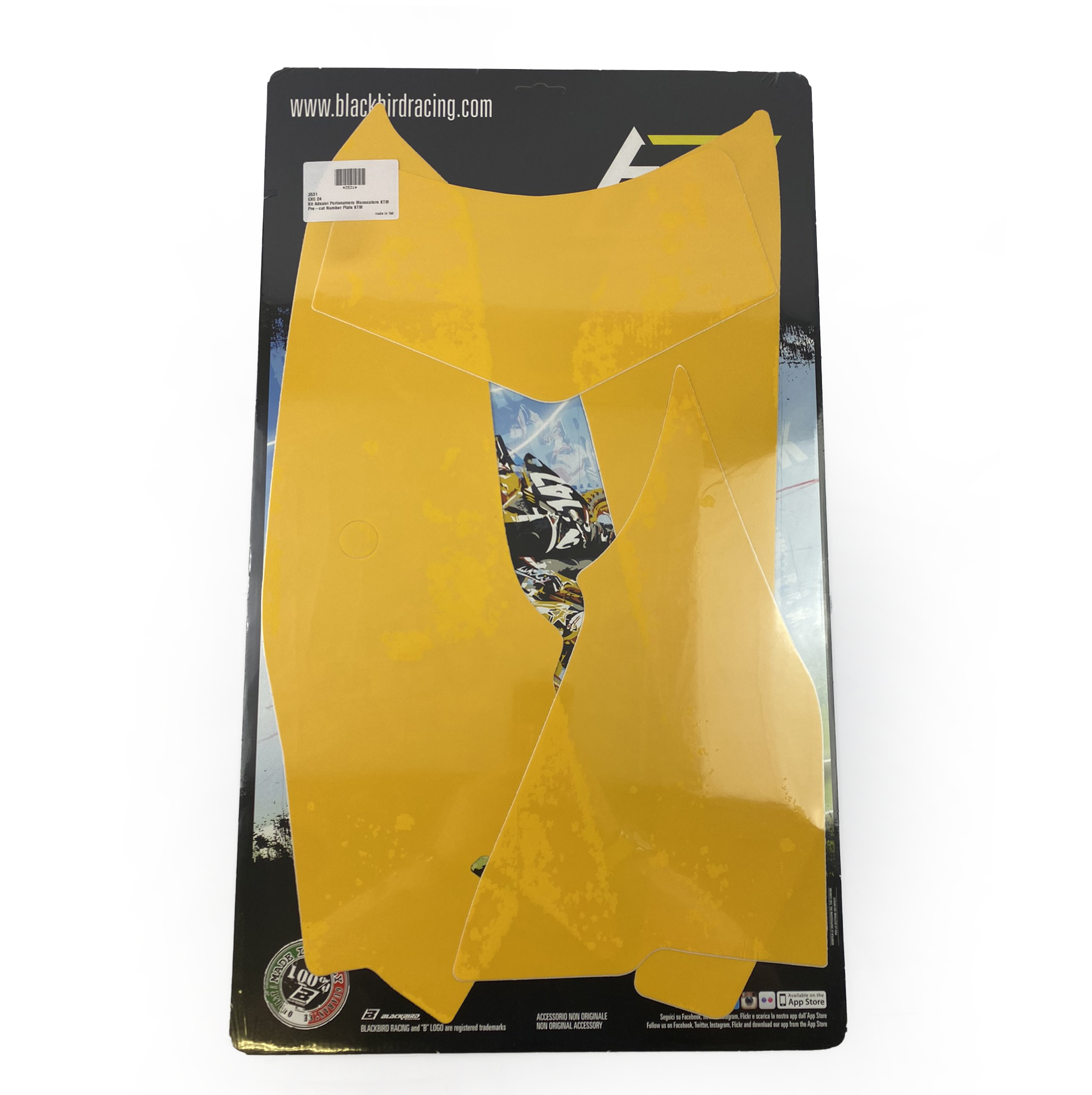 24-25 KTM EXC YELLOW BACKGROUNDS, BLACKBIRD 3531/40 thumbnail 2