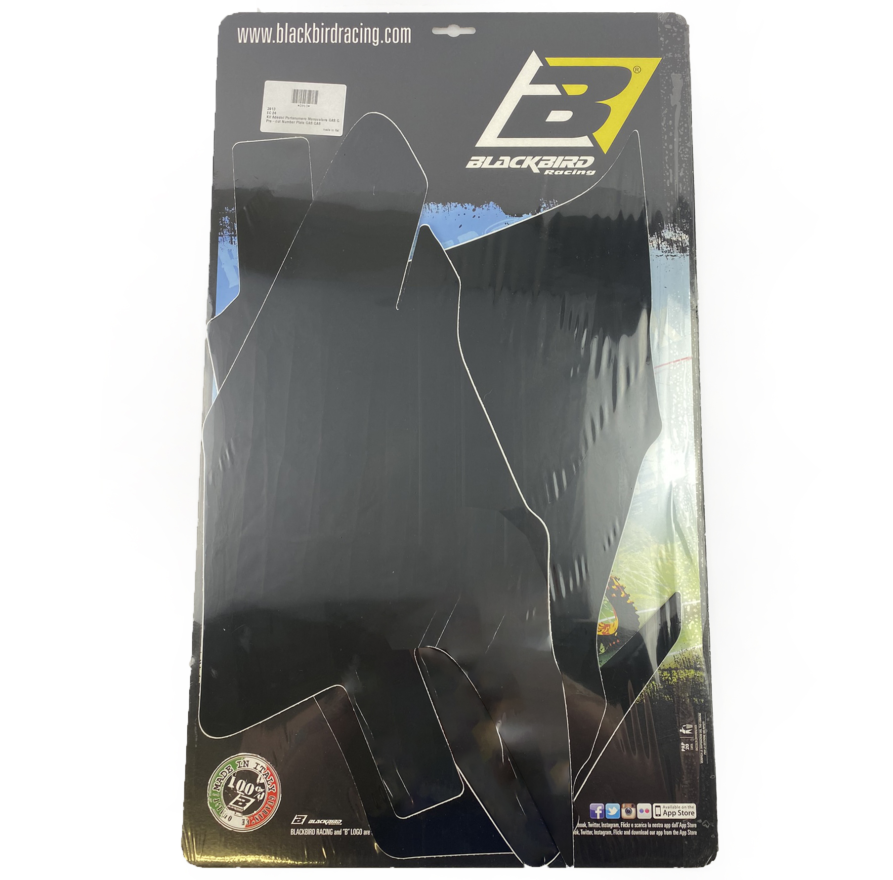 GASGAS EC 24-25 PRE CUT BACKGROUNDS, BLACKBIRD 3913/20 BLACK NUMBER BOARDS thumbnail 2