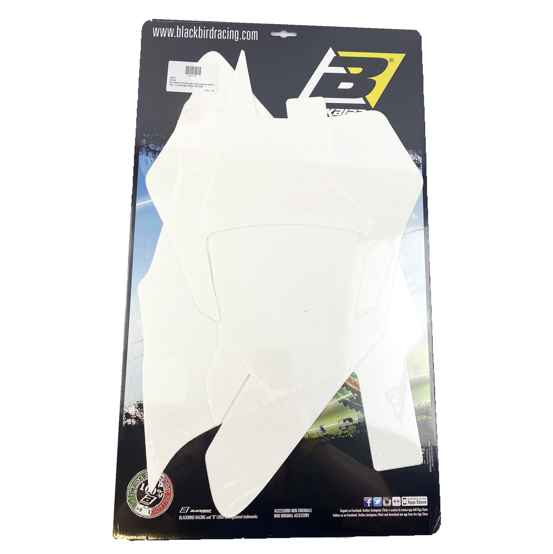 GASGAS EC 24-25 PRE CUT BACKGROUNDS, BLACKBIRD 3913/10 WHITE NUMBER BOARDS thumbnail 2