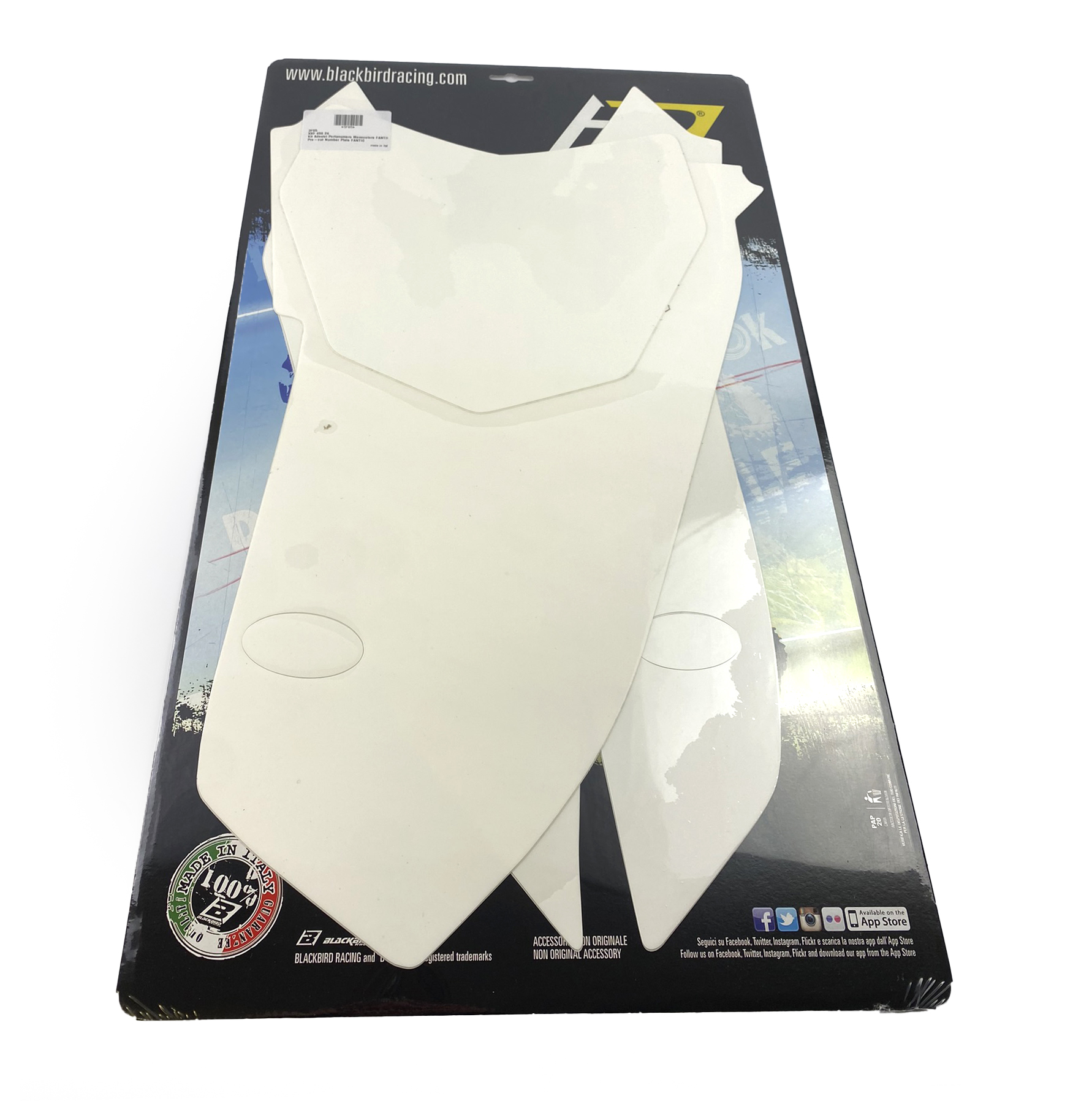 FANTIC XXF 450 2024-2025 PRE CUT BACKGROUNDS, BLACKBIRD 3F05/10 WHITE NUMBER BOARDS thumbnail 2