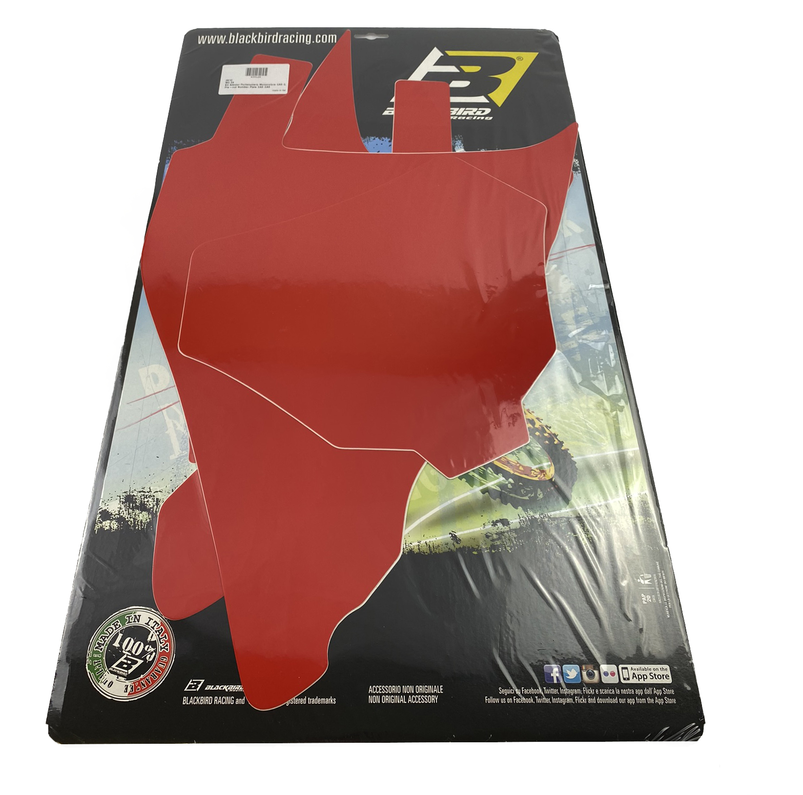 GASGAS MC 24-25 PRE CUT BACKGROUNDS, BLACKBIRD 3912/60 RED NUMBER BOARDS thumbnail 2