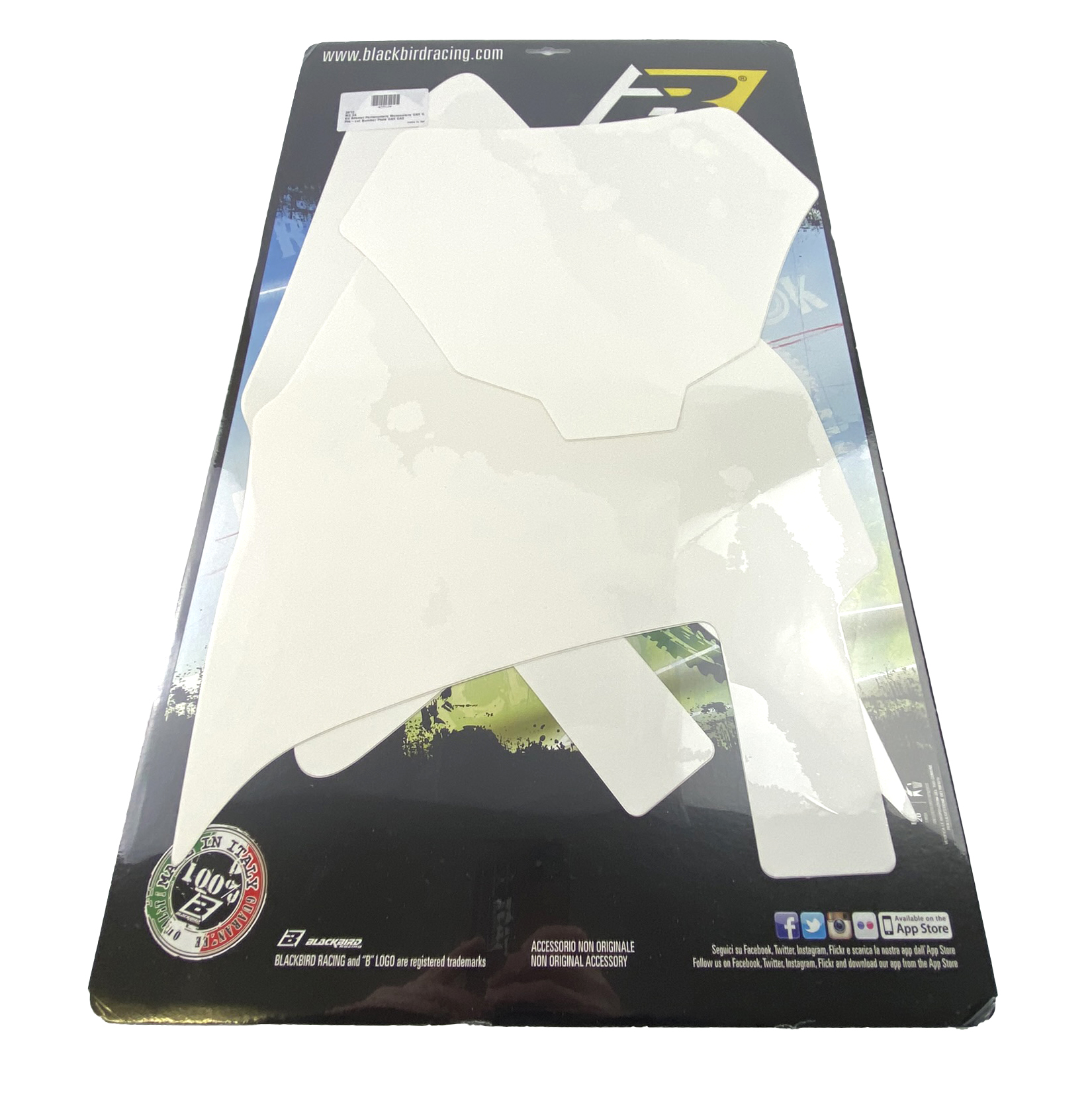 GASGAS MC 24-25 PRE CUT BACKGROUNDS, BLACKBIRD 3912/10 WHITE NUMBER BOARDS thumbnail 2