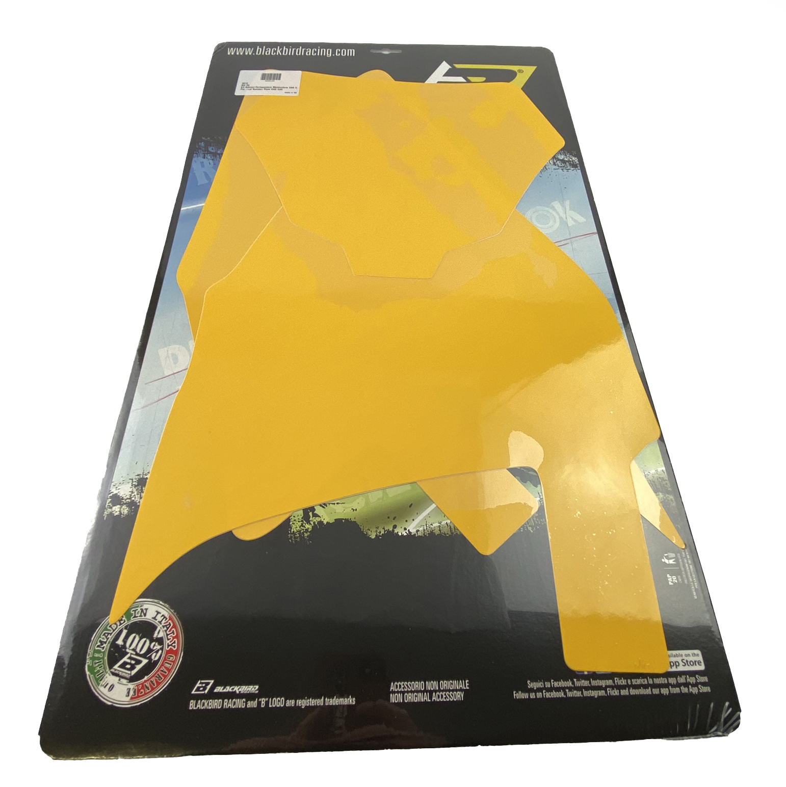 GASGAS MC 24-25 PRE CUT BACKGROUNDS, BLACKBIRD 3912/40 YELLOW NUMBER BOARDS thumbnail 2