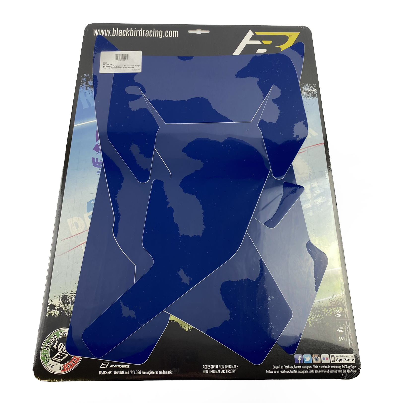 24-25 TE/FE HUSQVARNA, BLUE BACKGROUNDS, BLACKBIRD 3629/70 BLUE thumbnail 2