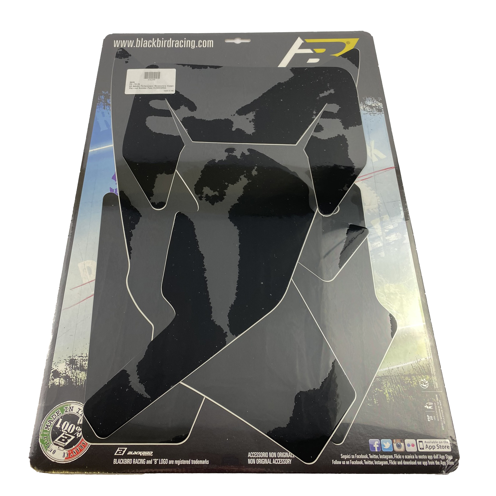 24-25 TE/FE HUSQVARNA, BLACK BACKGROUNDS, BLACKBIRD 3629/20 thumbnail 2