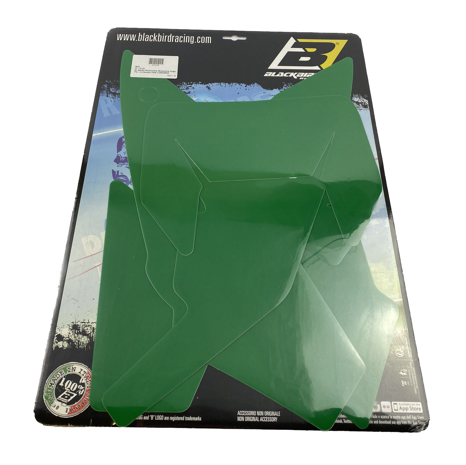 24-25 TE/FE HUSQVARNA, GREEN BACKGROUNDS, BLACKBIRD 3629/30 thumbnail 2
