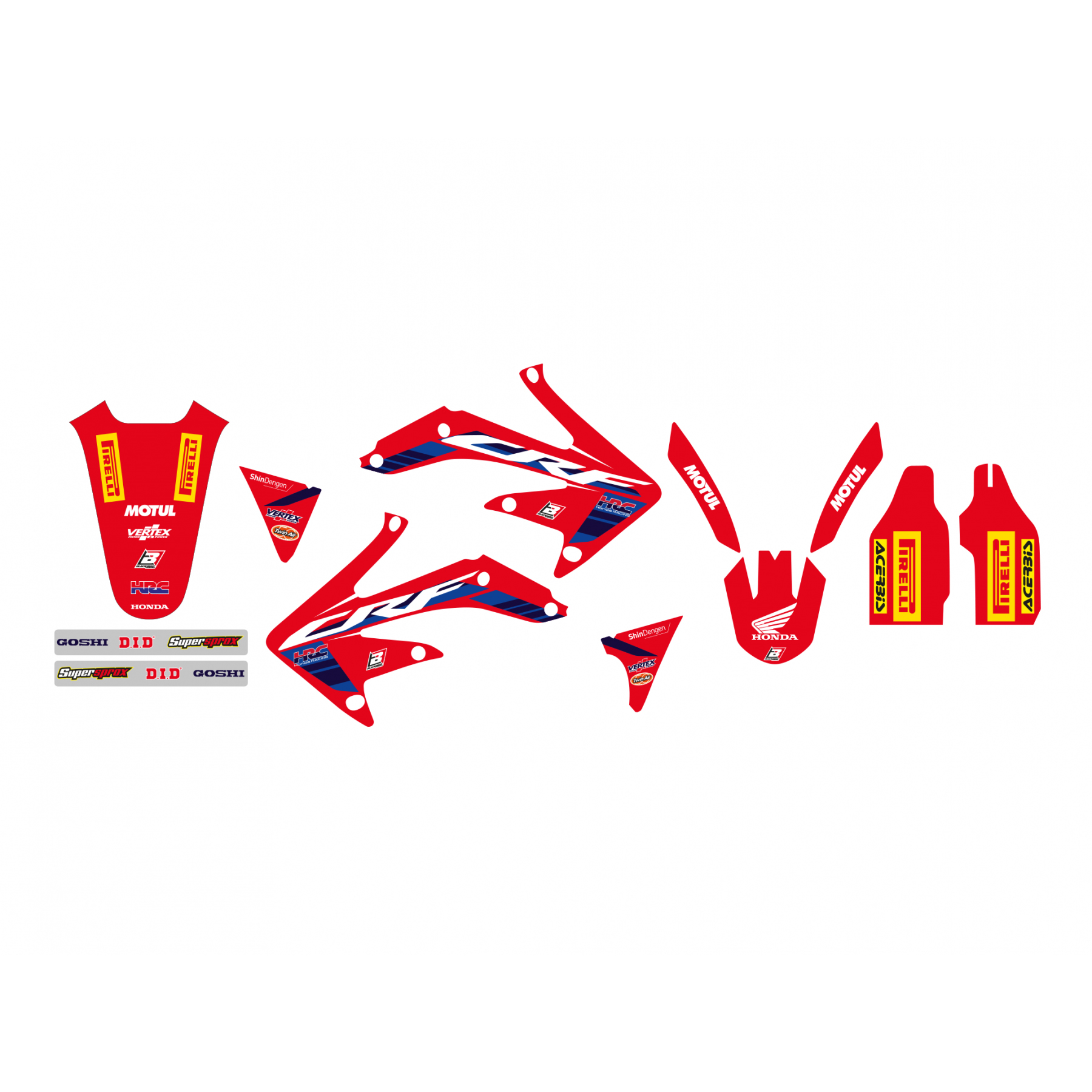 05-08 CRF450 HONDA HRC, BLACKBIRD 8134R22 TEAM HRC thumbnail 2