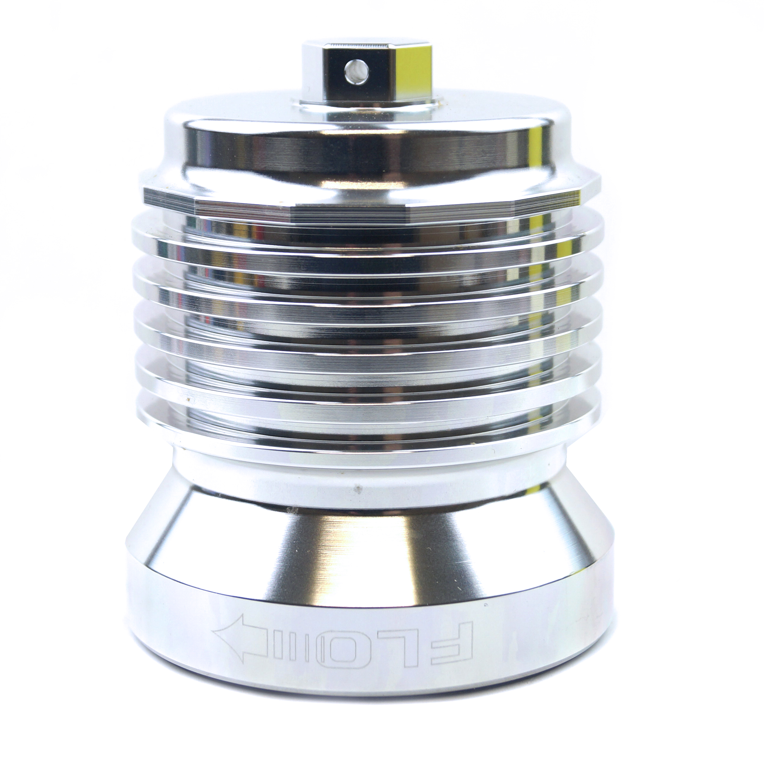 OIL FILTER SPIN ON SILVER, PC RACING S/STEEL PCS6C, REUSABLE image 1