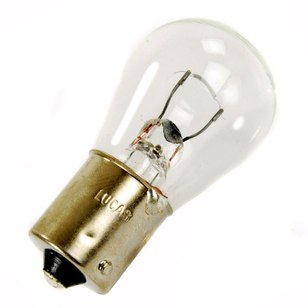 LIGHT BULB 12V 21W BA15S P382 INDICATROR STOP BRAKE image 1