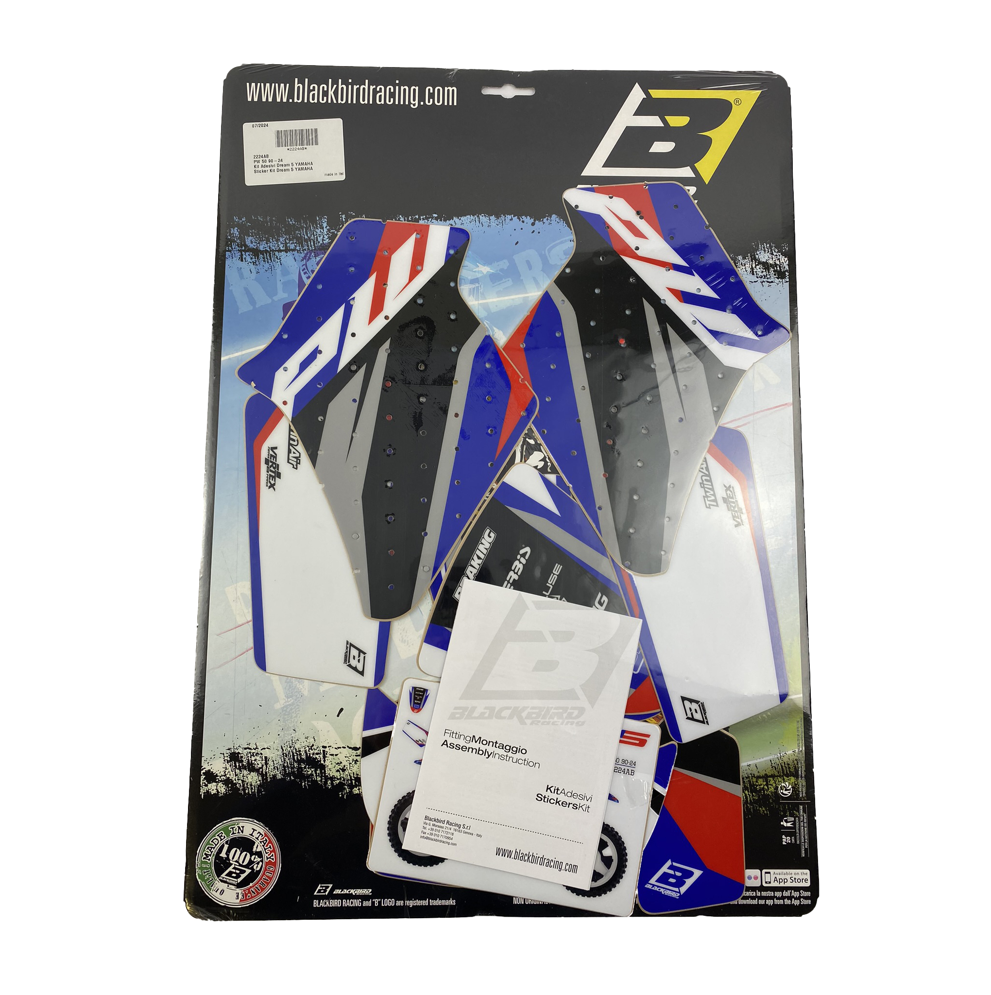 90-24 PW50 DREAM 5 BLACKBIRD, DECAL KIT 2224AB thumbnail 2