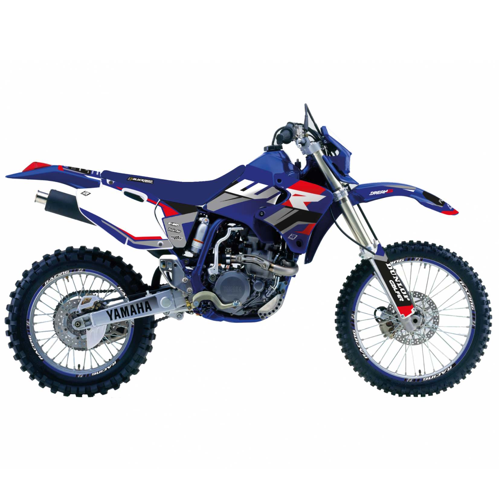 98-02 WRF400 WRF426 DREAM-5, BLACKBIRD GRAPHIC KIT 2227AB image 1