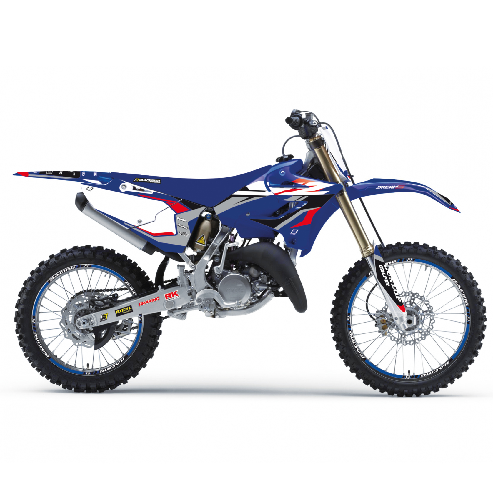 15-21 YZ 125/250 DREAM 5, BLACKBIRD 2244AB DECAL KIT image 1
