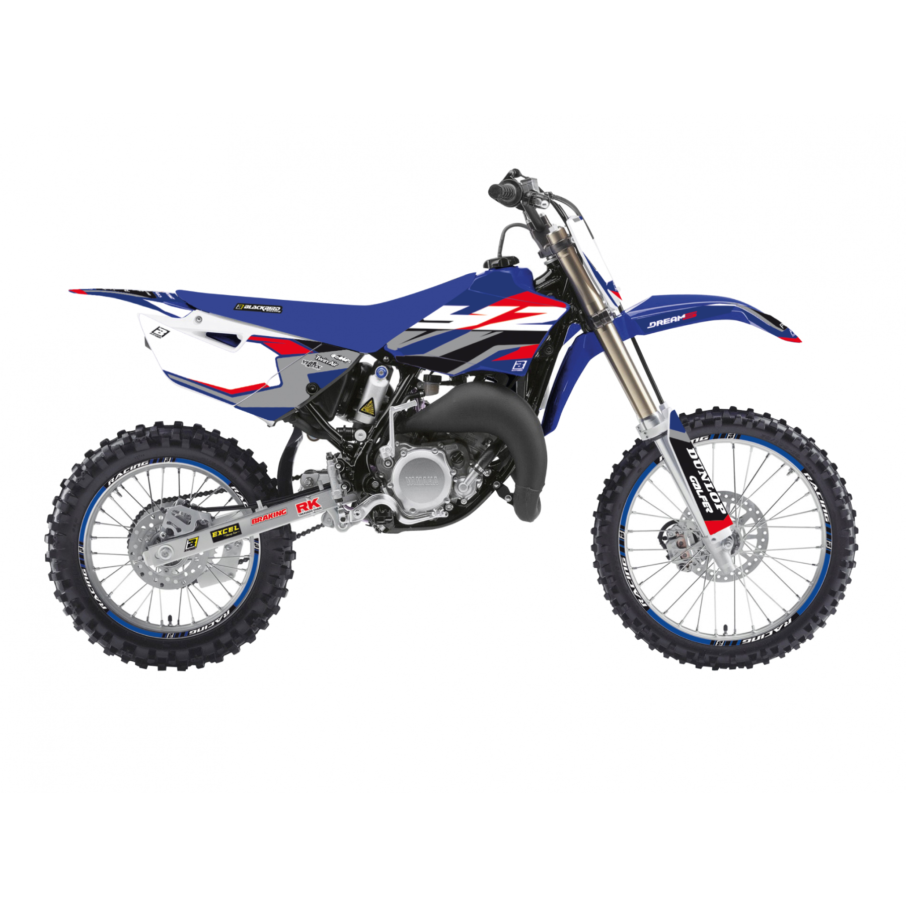 15-21 YZ85 DREAM 5 BLACKBIRD, GRAPHIC 2245AB image 1