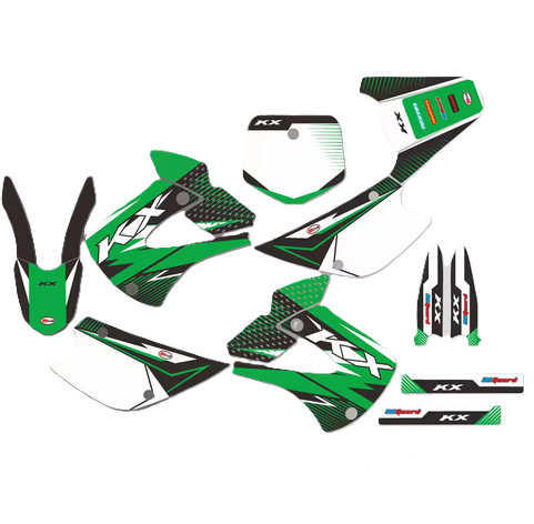 DECAL KIT 2001-2013 KAWASAKI KX85 KX100 image 1