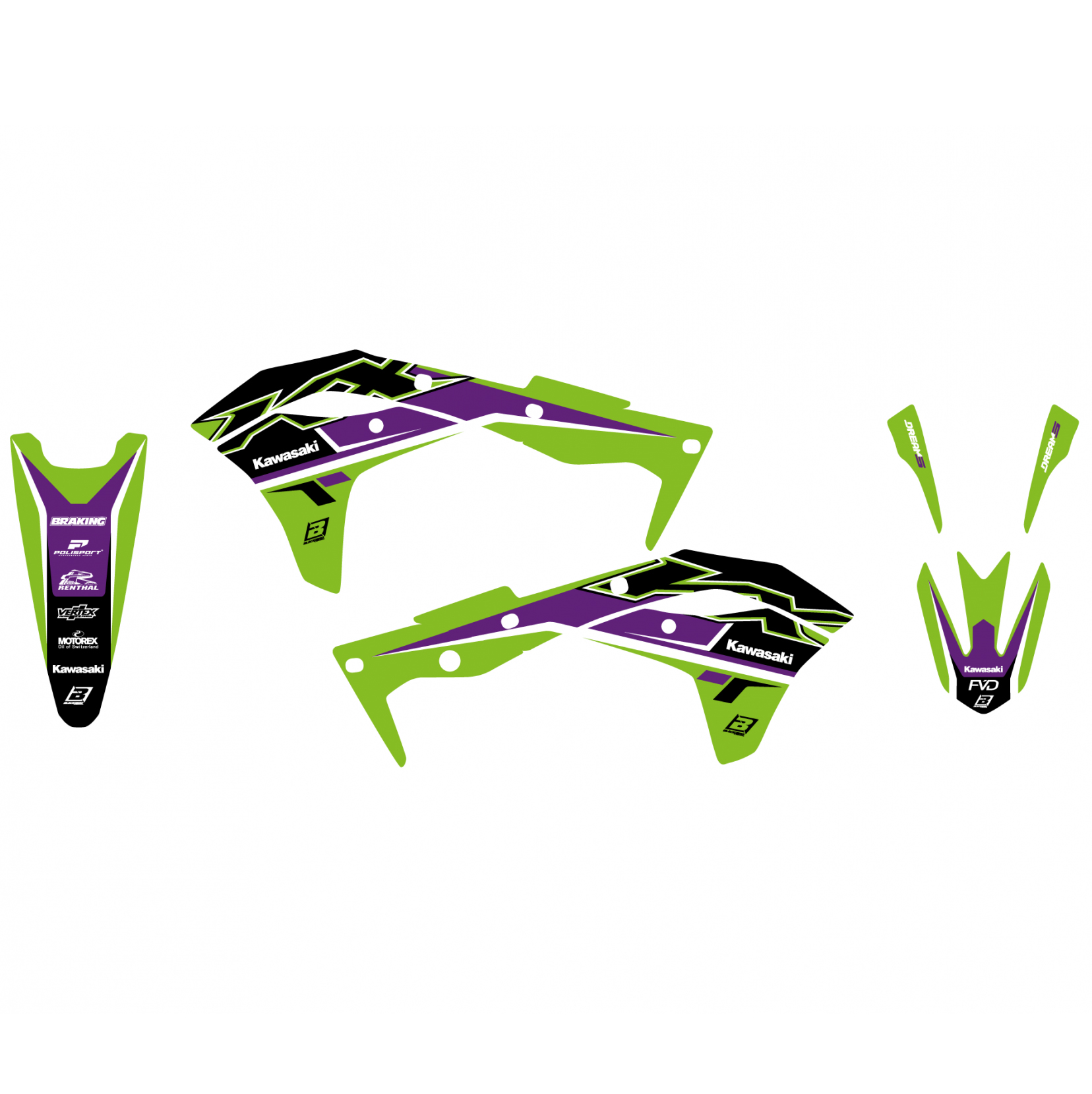 17-20 KXF250 DREAM 5 GRAPHICS, BLACKBIRD 2424AB thumbnail 2