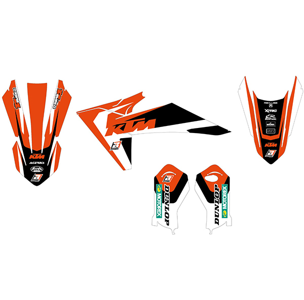 24-25 KTM SX 65 DREAM 4 DECALS, BLACKBIRD 2550N thumbnail 2