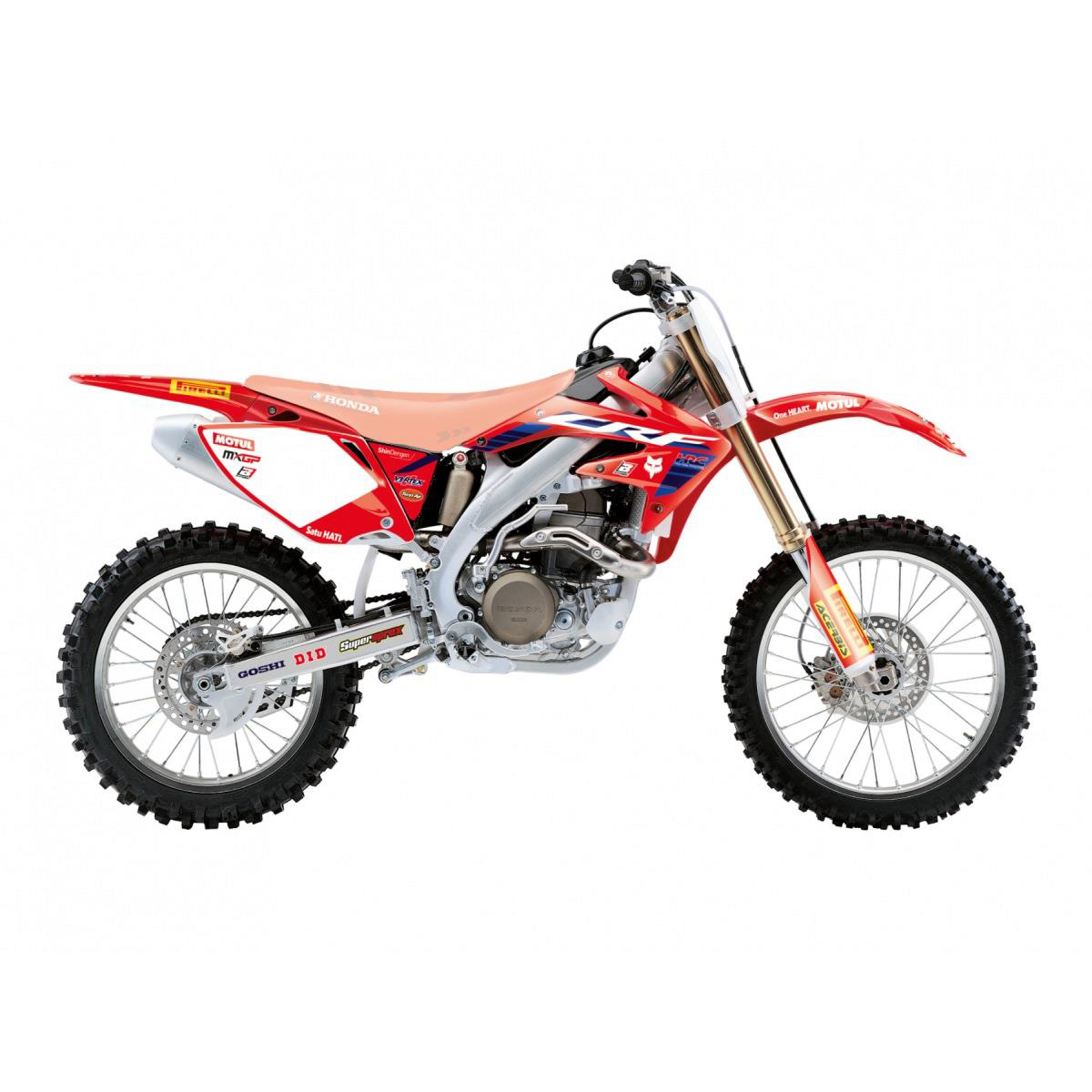 05-08 CRF450 HONDA HRC, BLACKBIRD 2134R23 DECAL KIT thumbnail 3