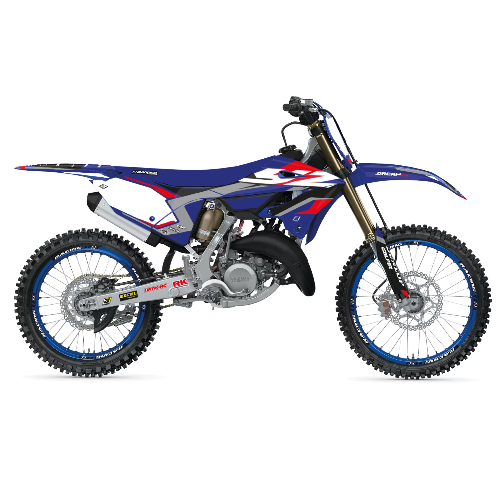 22-25 YZ125/250 DREAM 5 DECALS, BLACKBIRD 2250AB image 1
