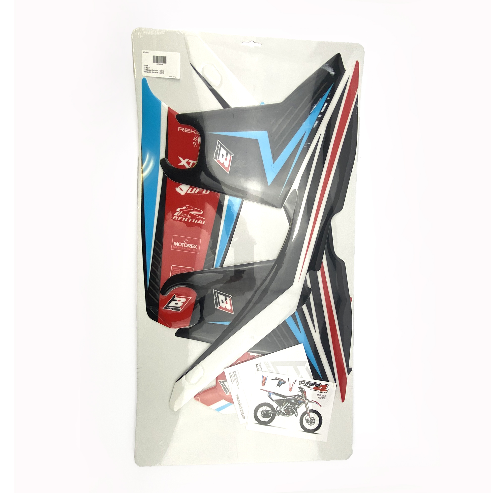 21-24 XX/XE FANTIC DREAM 4 GRAPHICS, BLACKBIRD 2F00N DECAL KIT thumbnail 2