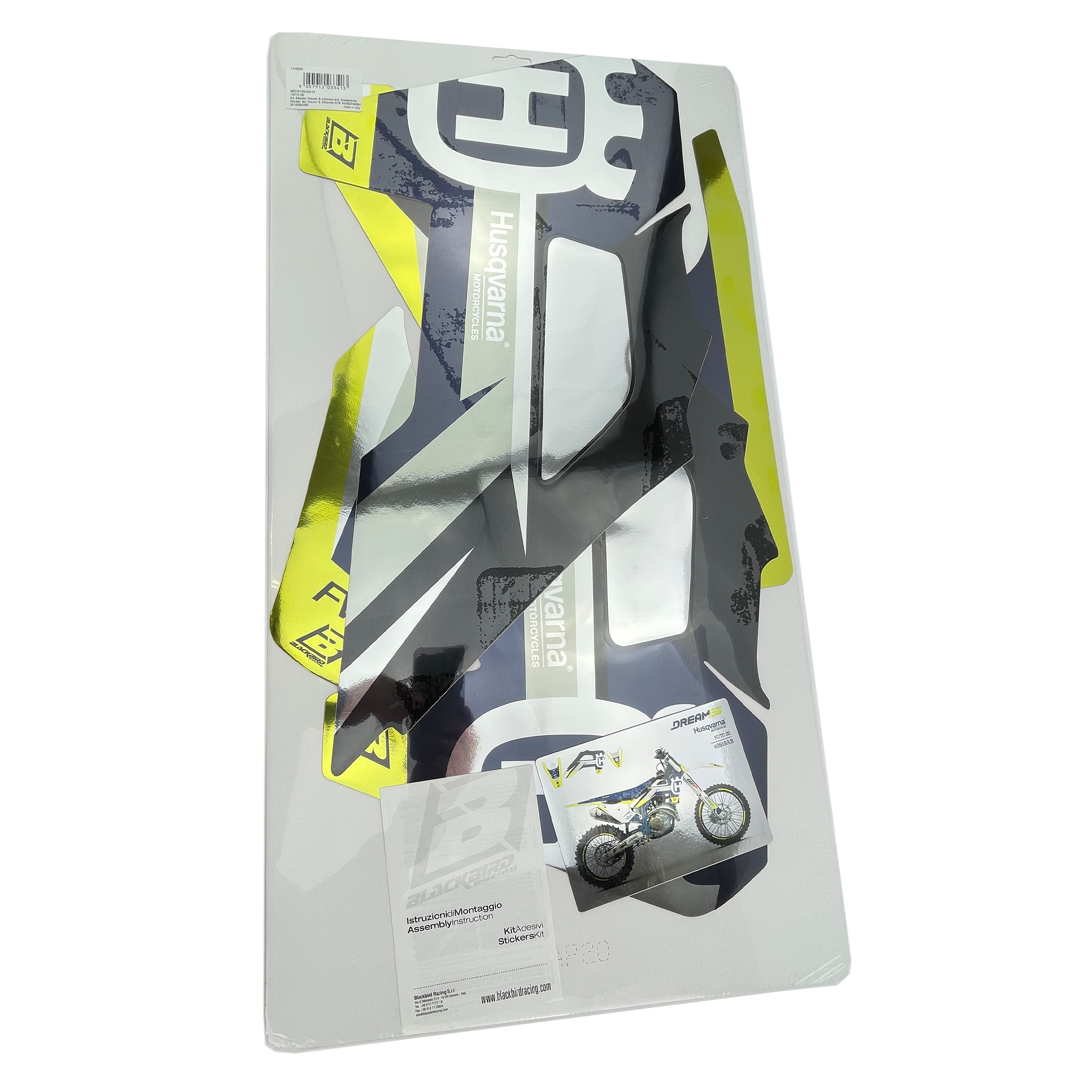 2025 HUSQVARNA FC/TC DREAM 5 CHROME EFX GRAPHICS, BLACKBIRD 2618ABCRO thumbnail 2