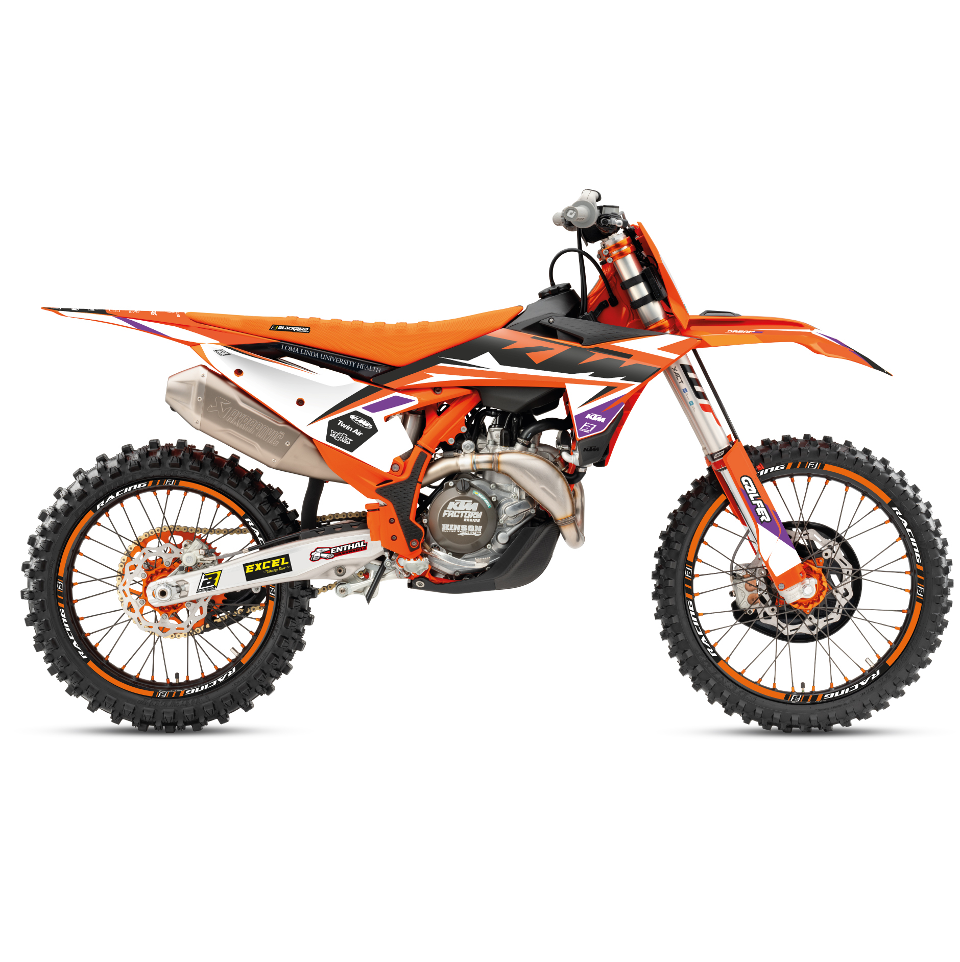 25-26 KTM SX/SXF DREAM 5 BLACKBIRD DECAL KIT, 2552AB image 1