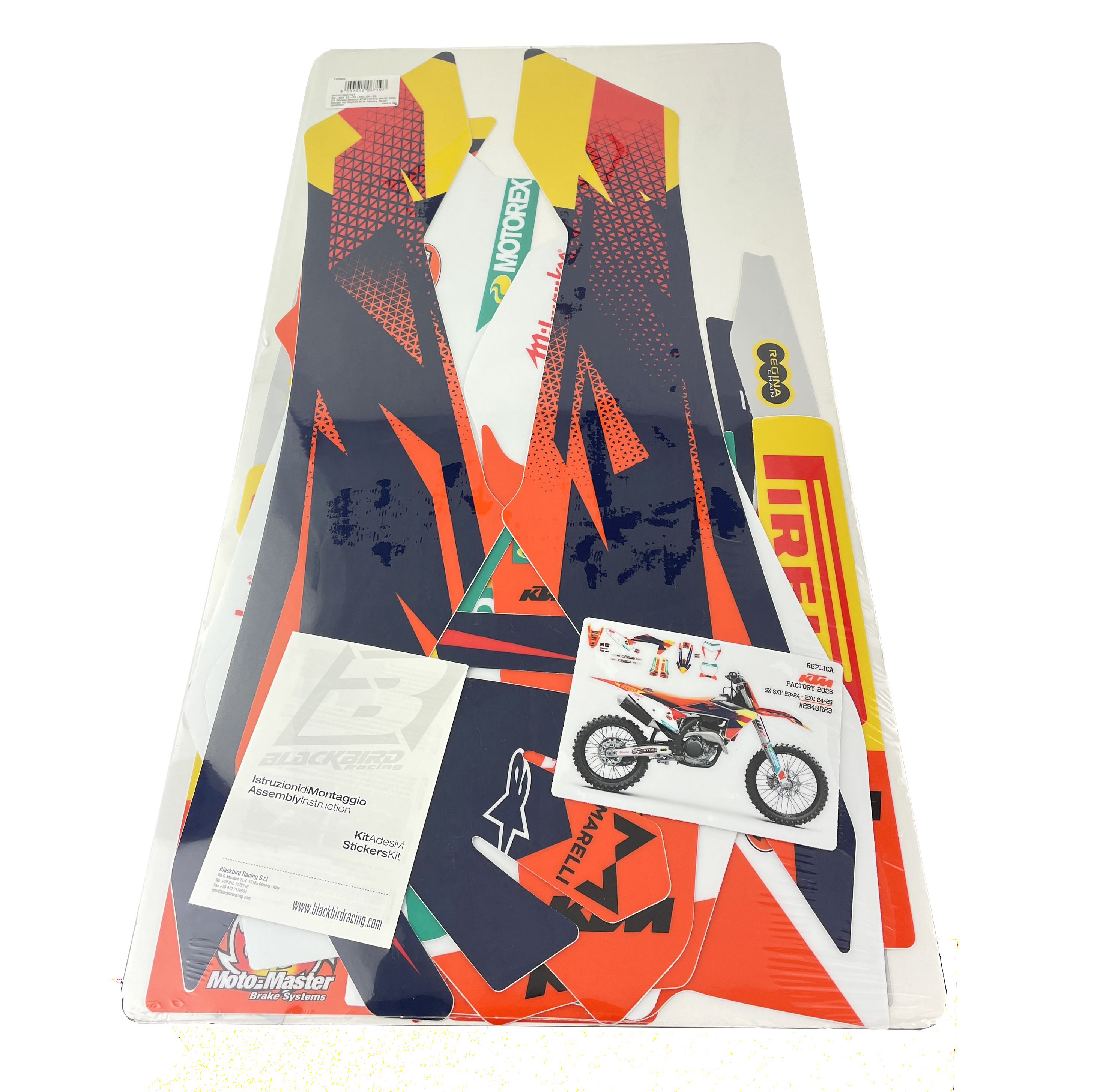 23-24 SX/SXF 24-25 EXC, KTM FACTORY BLACKBIRD DECAL KIT, 2548R23 thumbnail 2