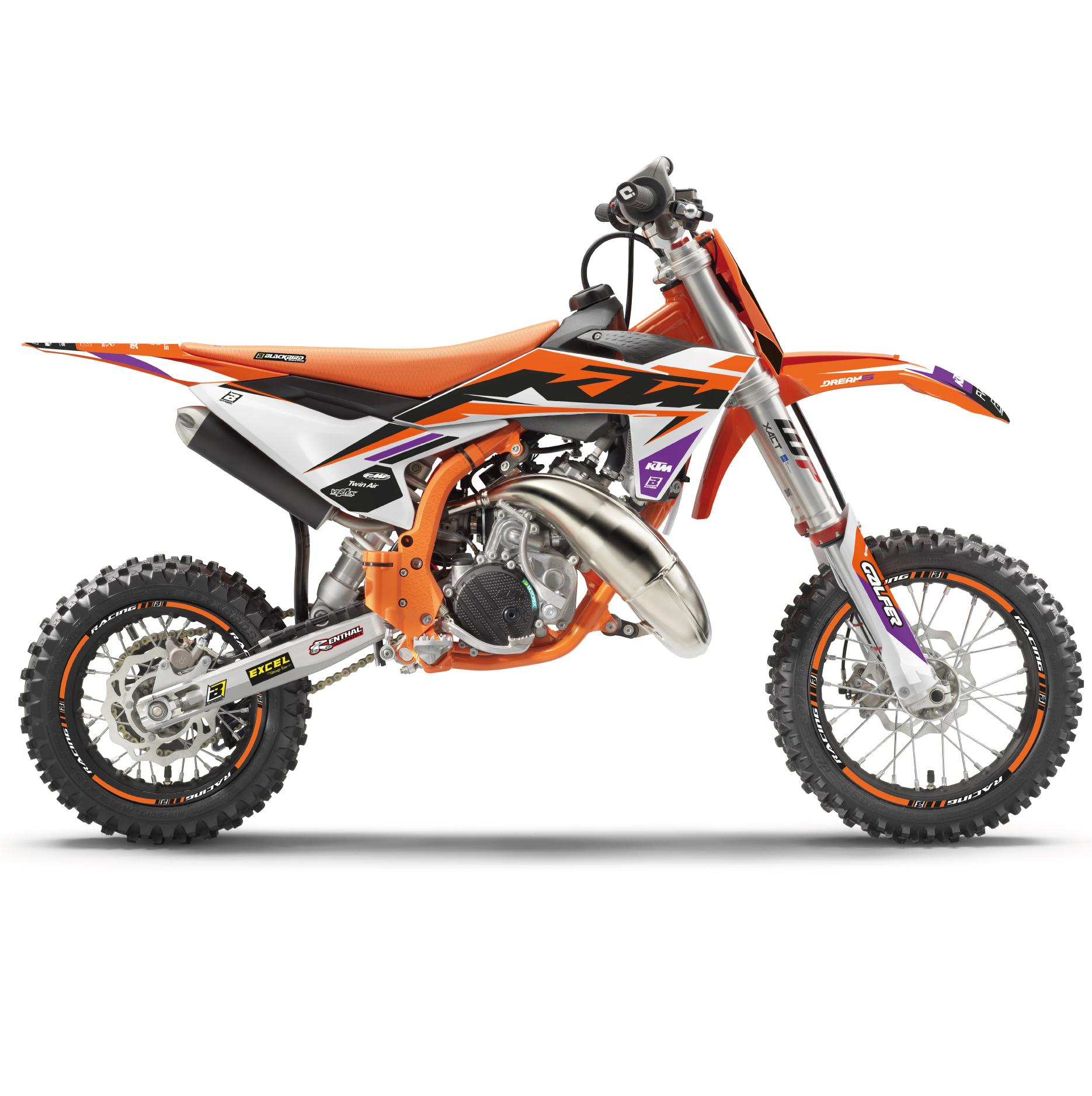 24-25 KTM SX 50 DREAM 5 DECALS, BLACKBIRD 2549AB image 1