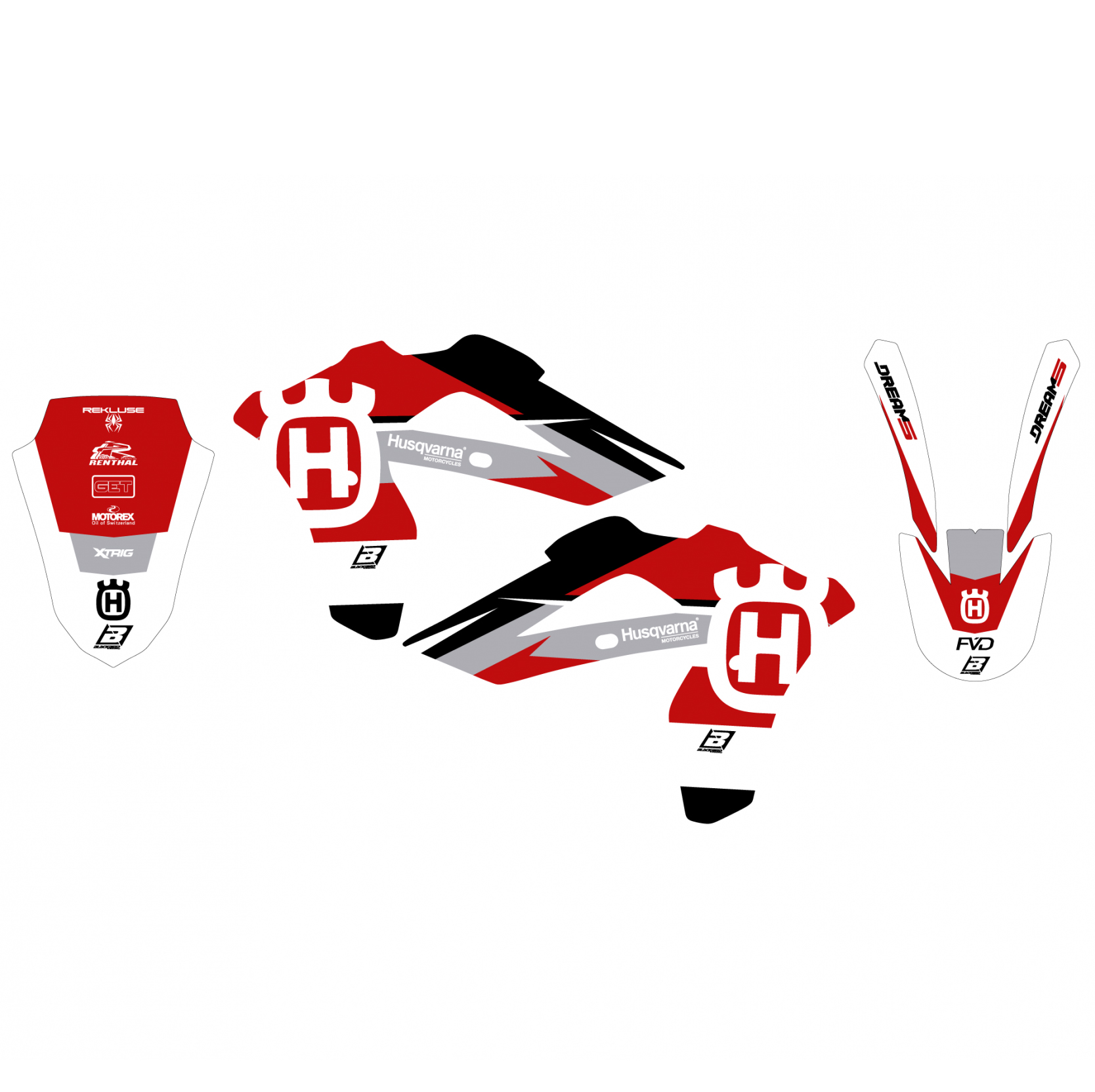 06-13 HUSKY 2STK DREAM5 RED, BLACKBIRD DECAL KIT 2609AB/01, HUSQVARNA CR / WR thumbnail 2