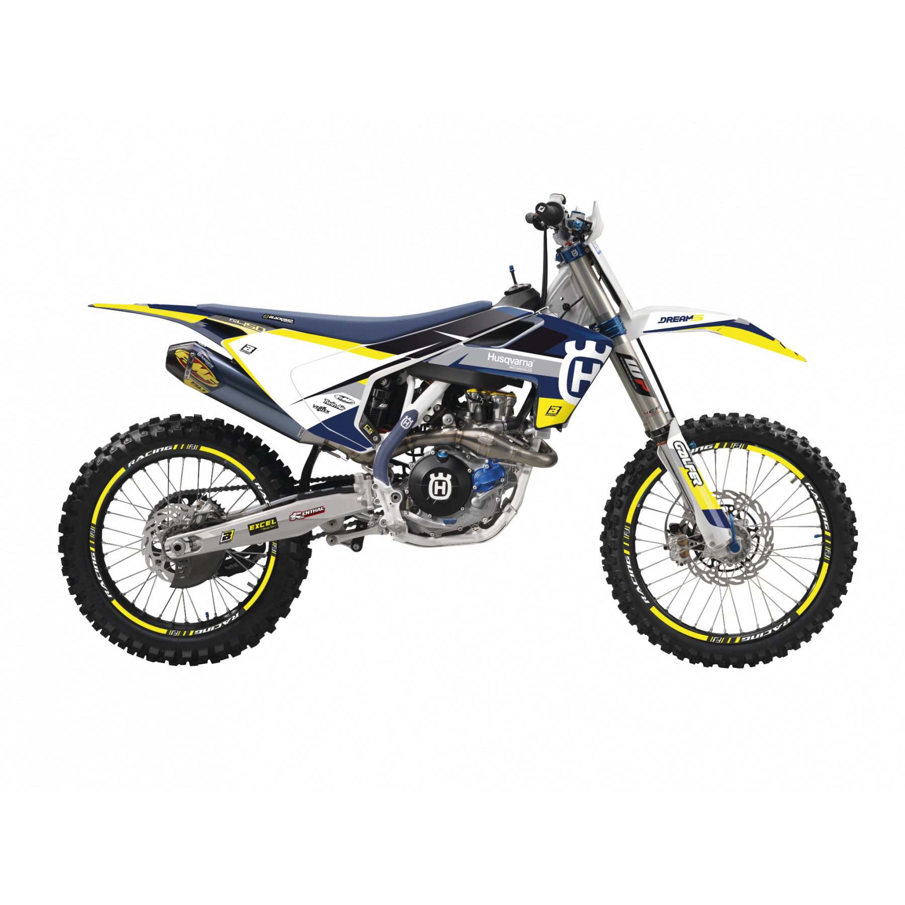 HUSQVARNA FC/TC 16-18 TE/FE 17-19 DREAM 5, BLACKBIRD DECAL KIT 2612AB image 1