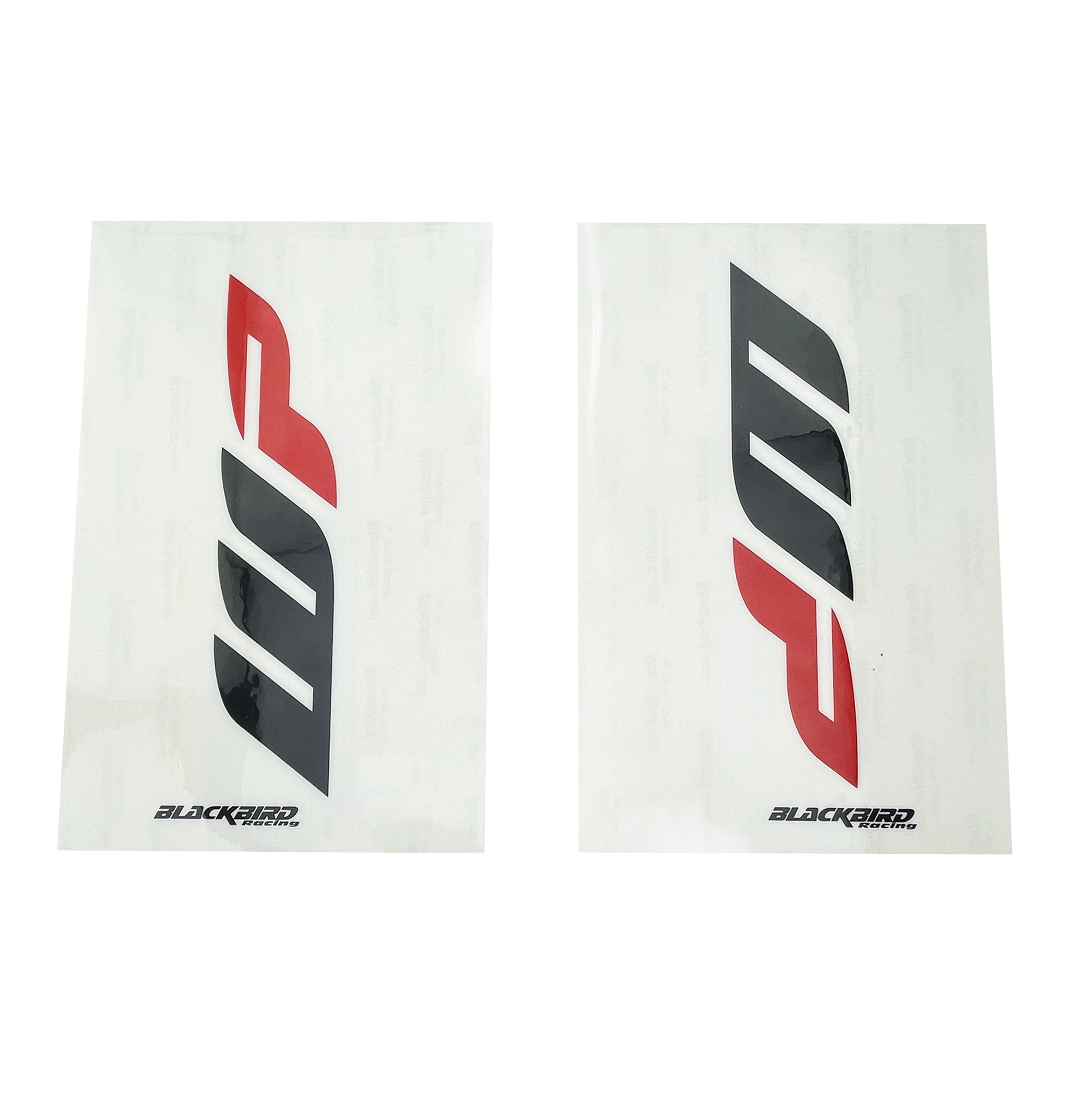 WP FORK DECAL CLEAR, BLACKBIRD DECAL SET 5045W