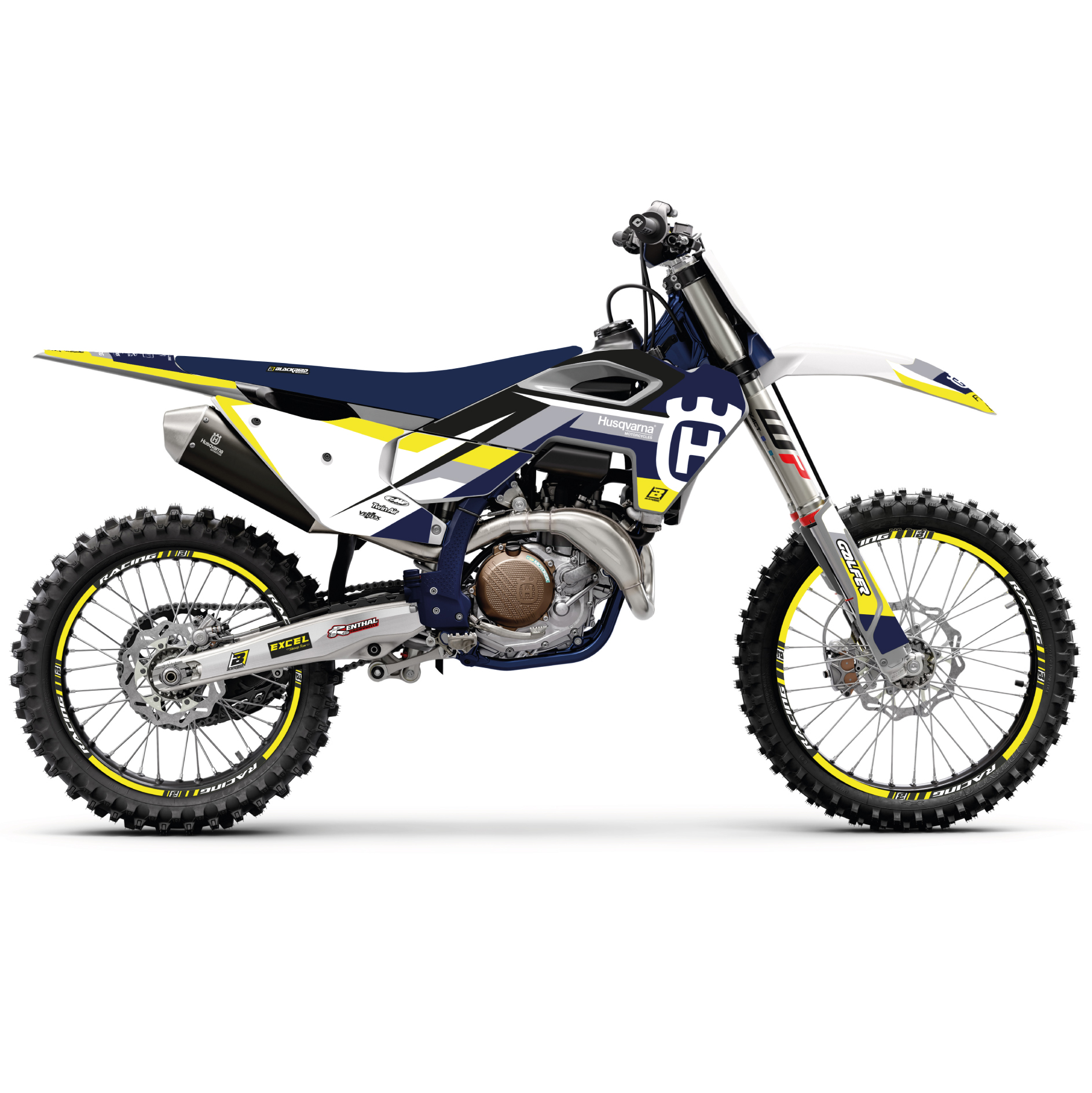 HUSQVARNA FC/TC DREAM5 CHROME, BLACKBIRD DECAL KIT, 2616ABCRO thumbnail 2