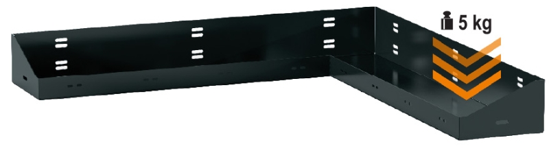 Corner Shelf for RSC50, 630x630x35mm, 140mm Deep, Compatible with LED Strip Profiles (Sold Separately) - BetaRSC50 5000 RSC50/MPA140 thumbnail 3