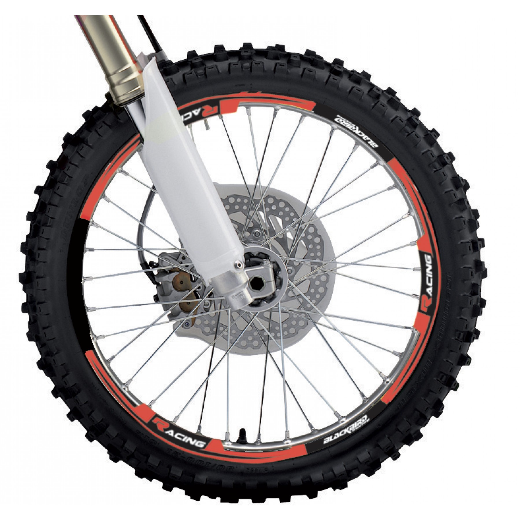 WING RIM STICKER RED, BLACKBIRD 5088/60 image 1