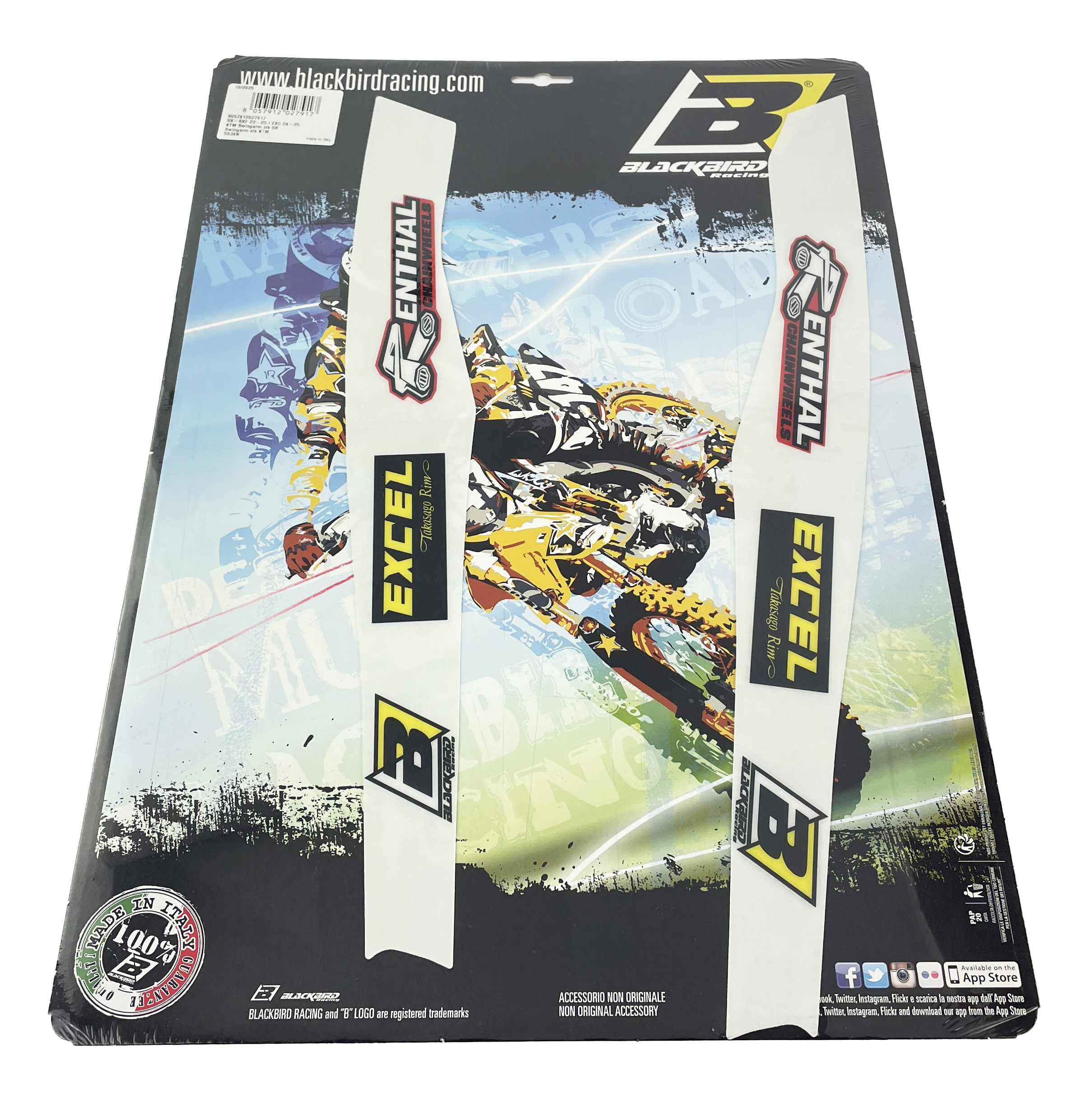 SWINGING ARM DECAL KTM SX/SXF 23-25 EXC 24-25, BLACKBIRD 5539N thumbnail 3