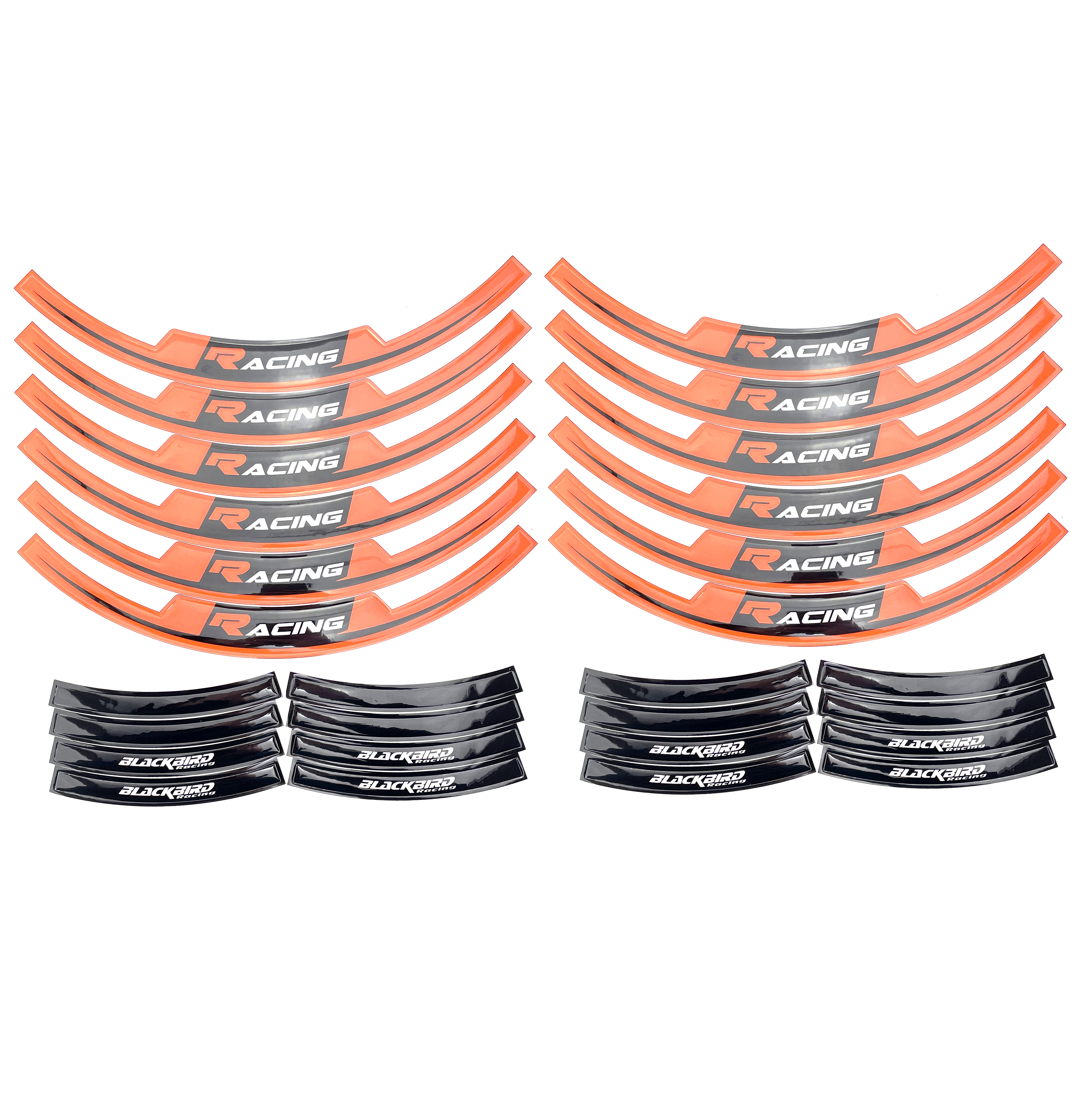 WING RIM STICKER ORANGE, BLACKBIRD 5088/90 image 1